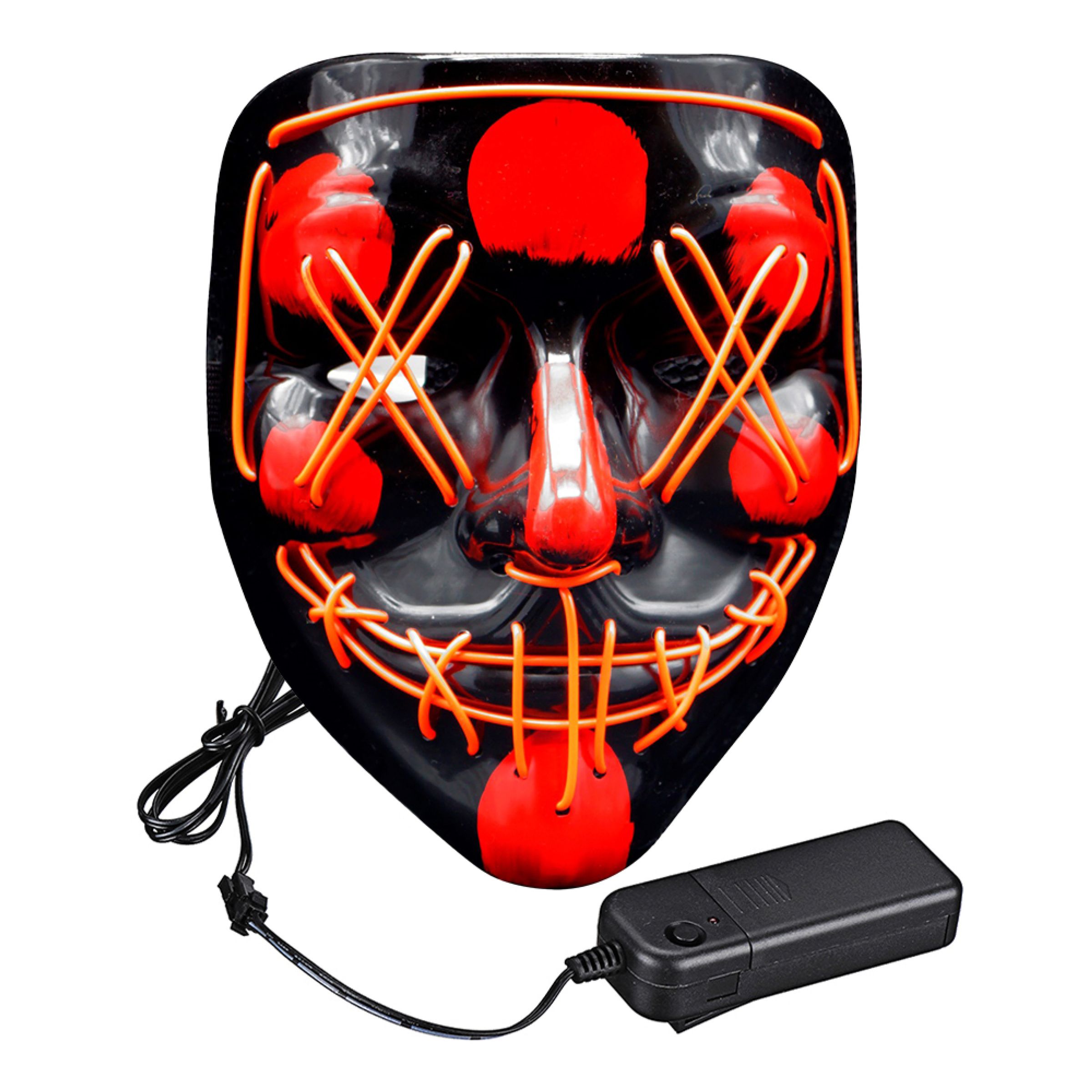 Bild föreställande produkten El Wire Purge LED Mask – Röd