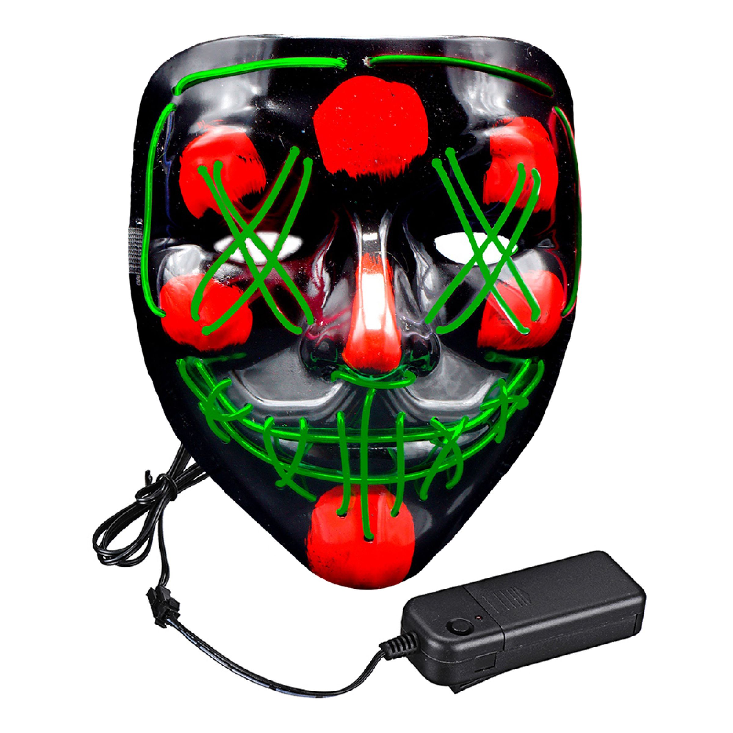 Bild föreställande produkten El Wire Purge LED Mask – Grön