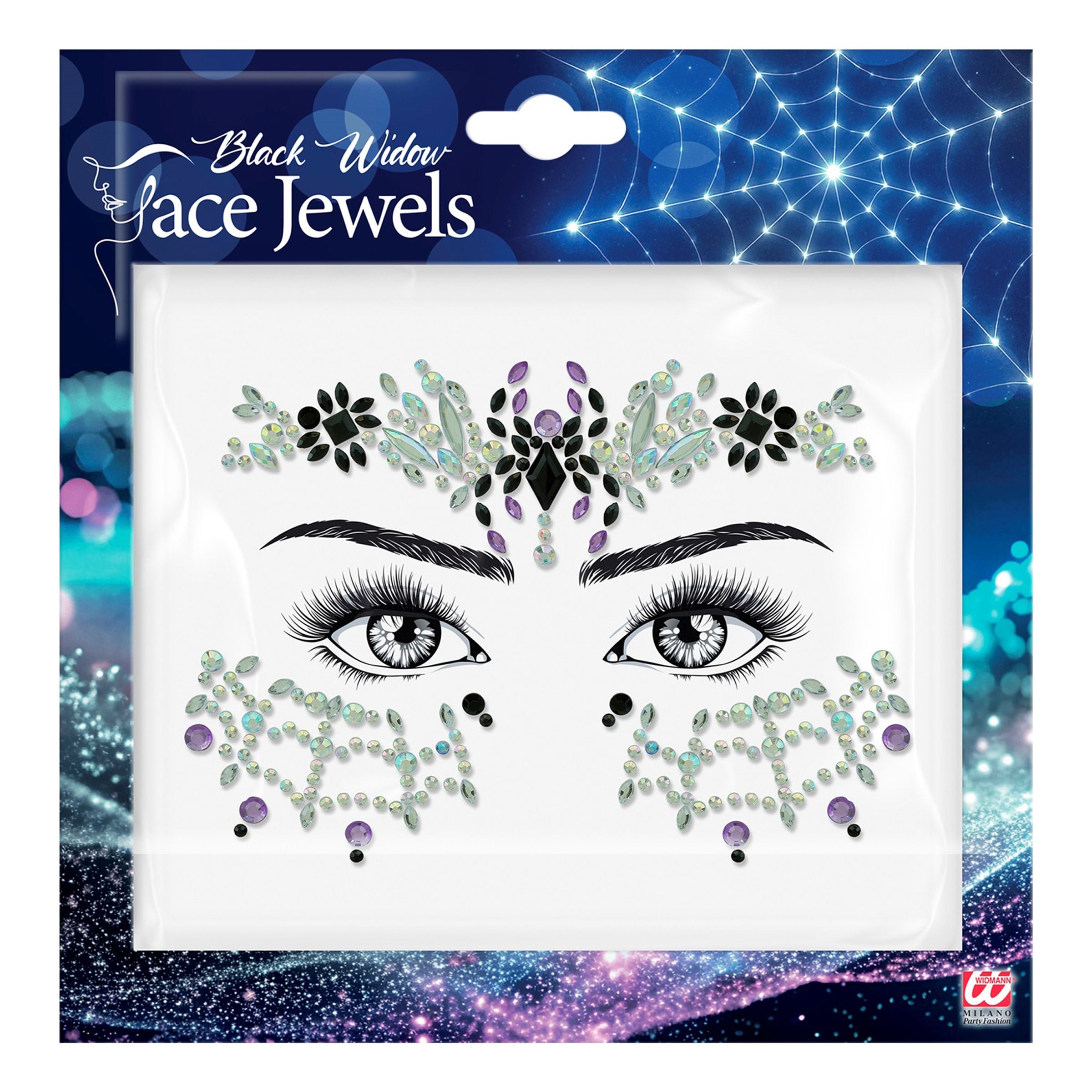 Bild föreställande produkten Face Jewels Black Widow