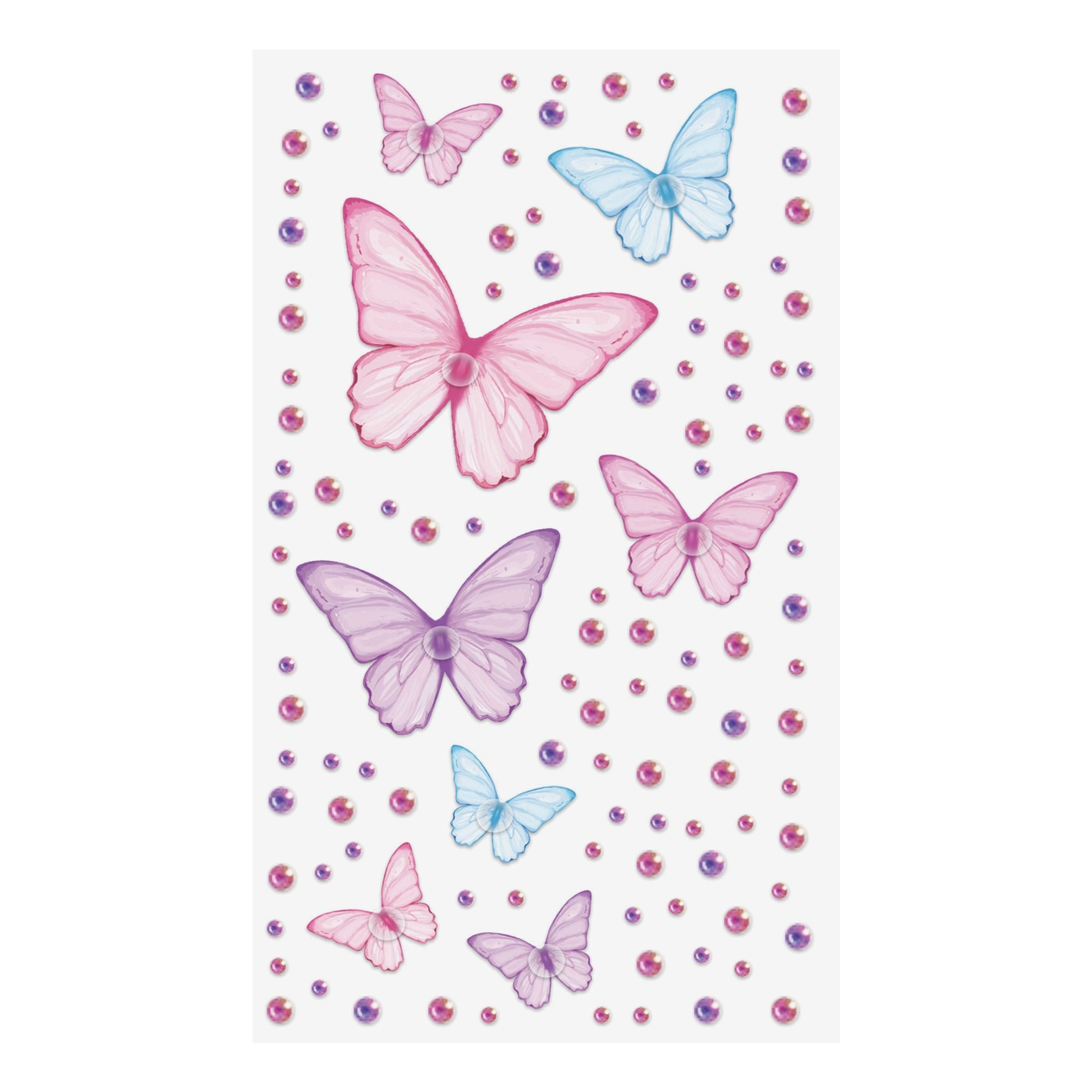 Bild föreställande produkten Face Jewels Butterfly för Barn