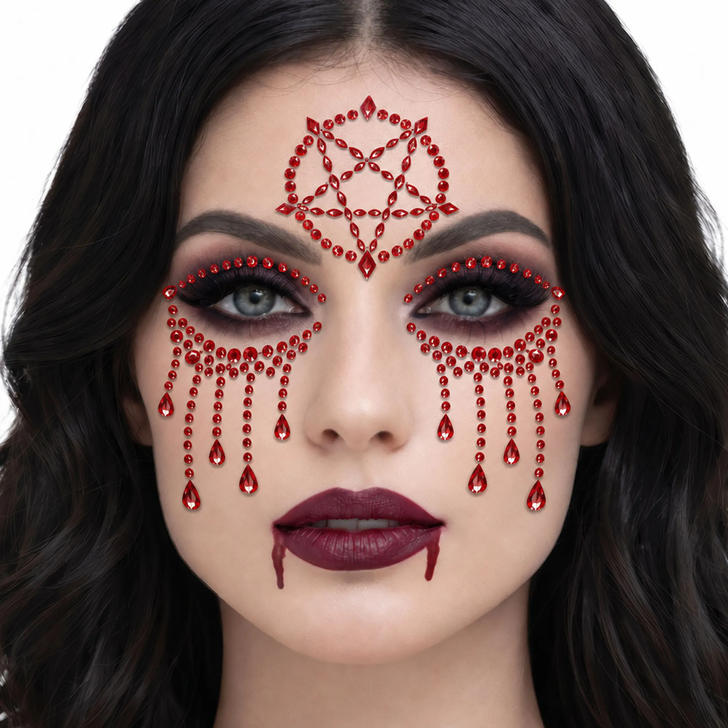 Bild föreställande produkten Face Jewels Satanisk