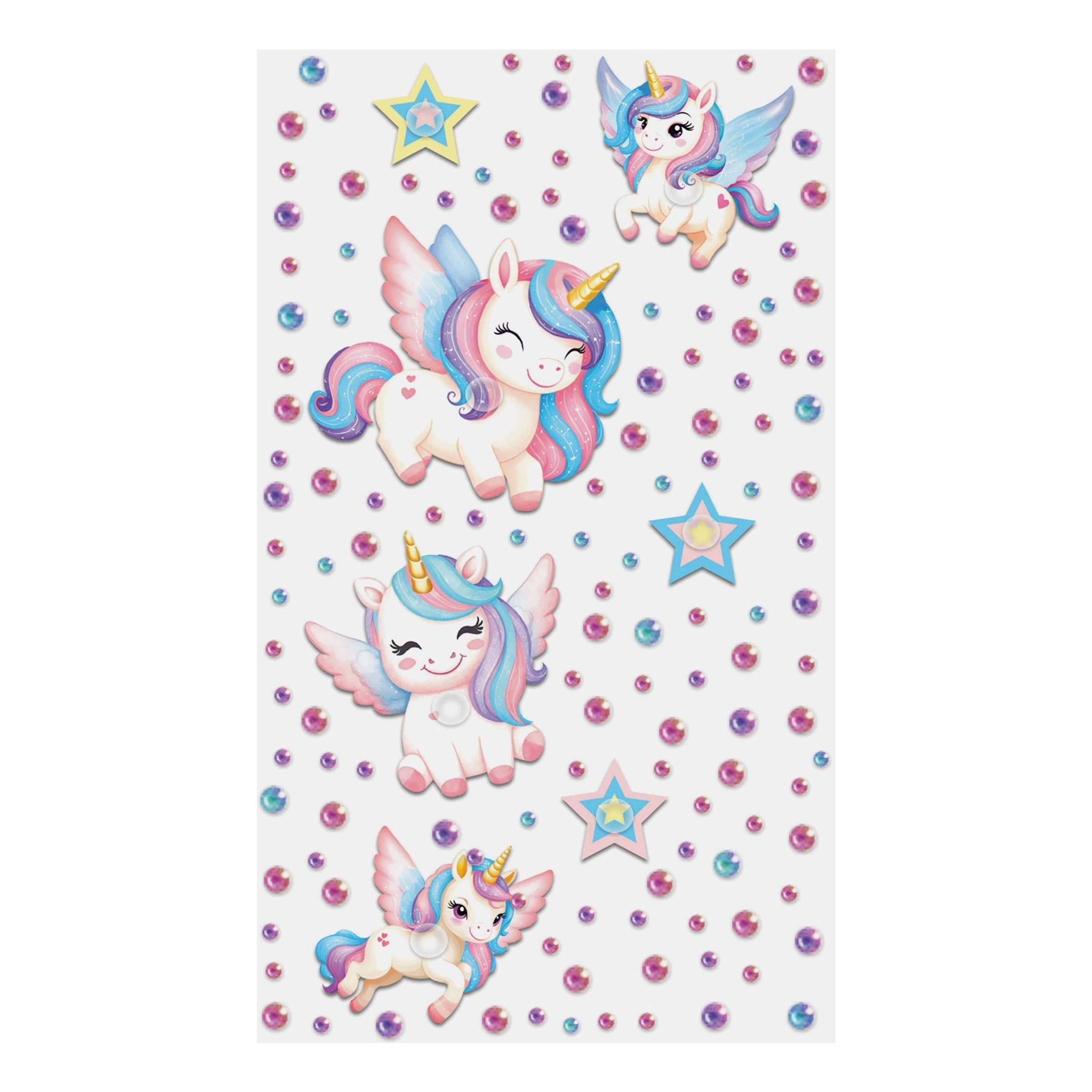 Bild föreställande produkten Face Jewels Unicorn för Barn