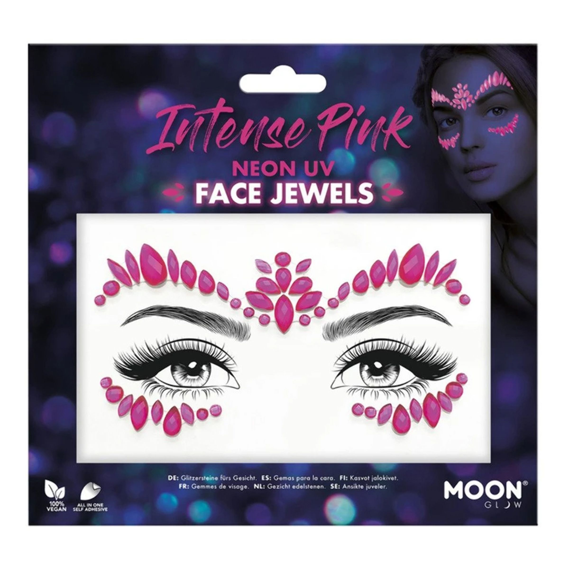 Bild föreställande produkten Face Jewels UV Neon Rosa