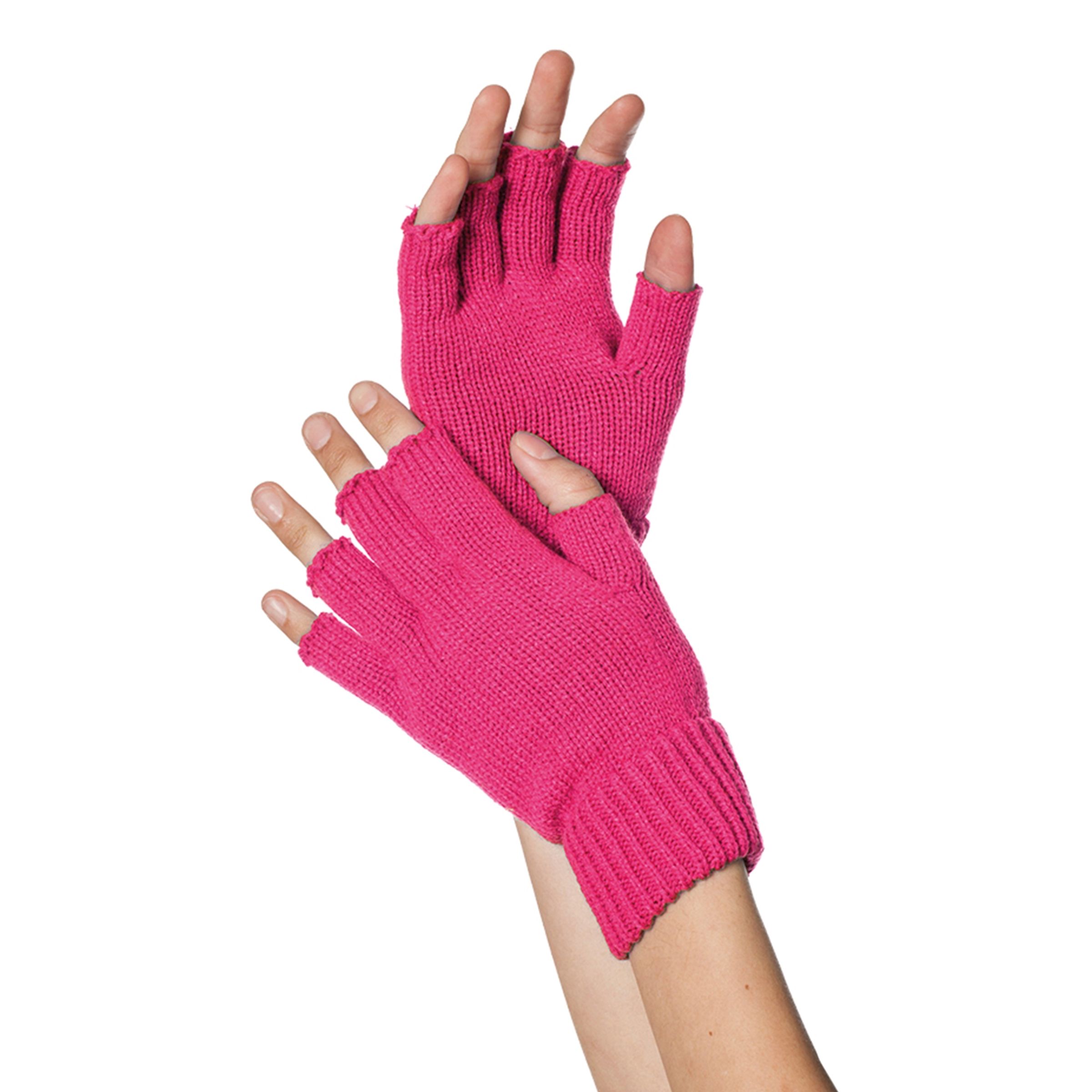 Bild föreställande produkten Fingerlösa Vantar Neonrosa – One size
