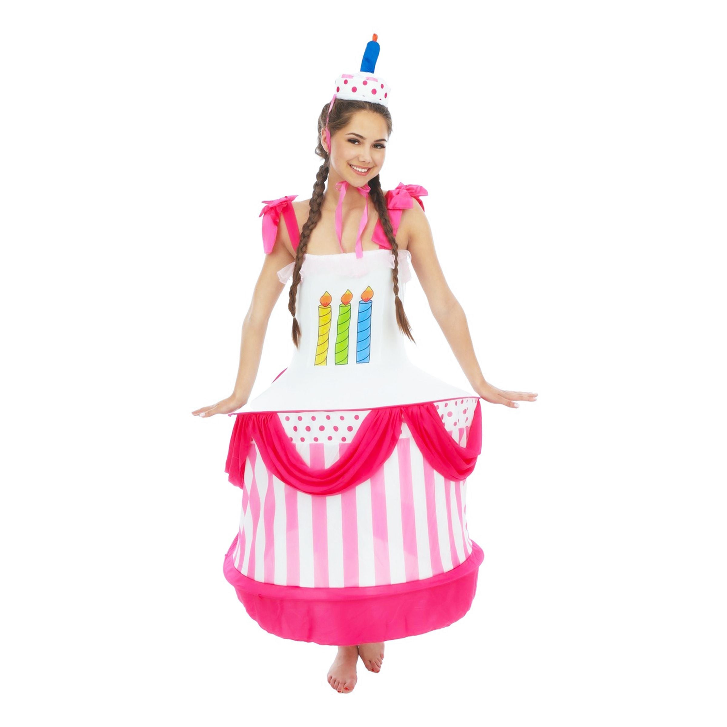 Bild föreställande produkten Födelsedagstårta Maskeraddräkt – One size