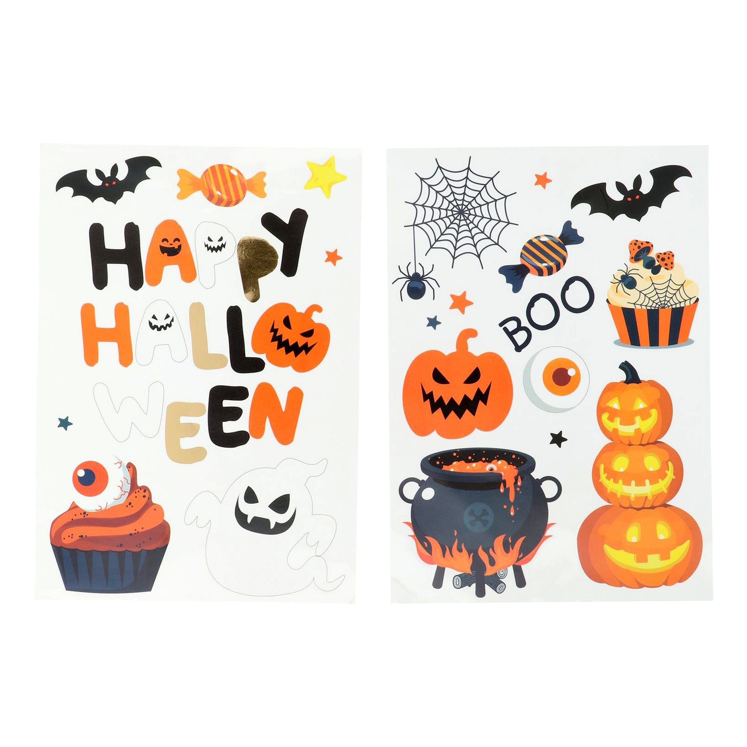 Bild föreställande produkten Fönsterstickers Happy Halloween