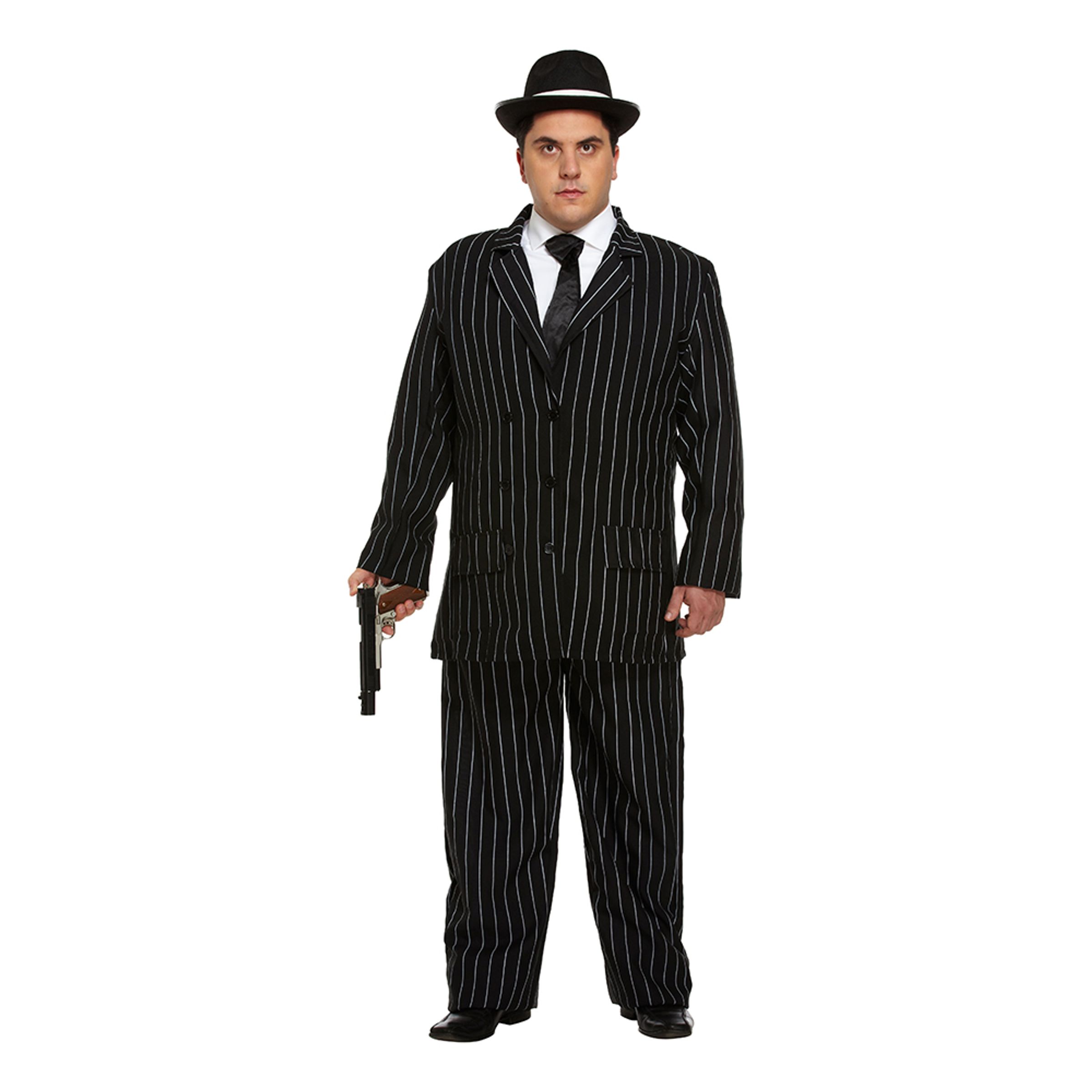 Bild föreställande produkten Gangster Boss Plus-size Maskeraddräkt – XL