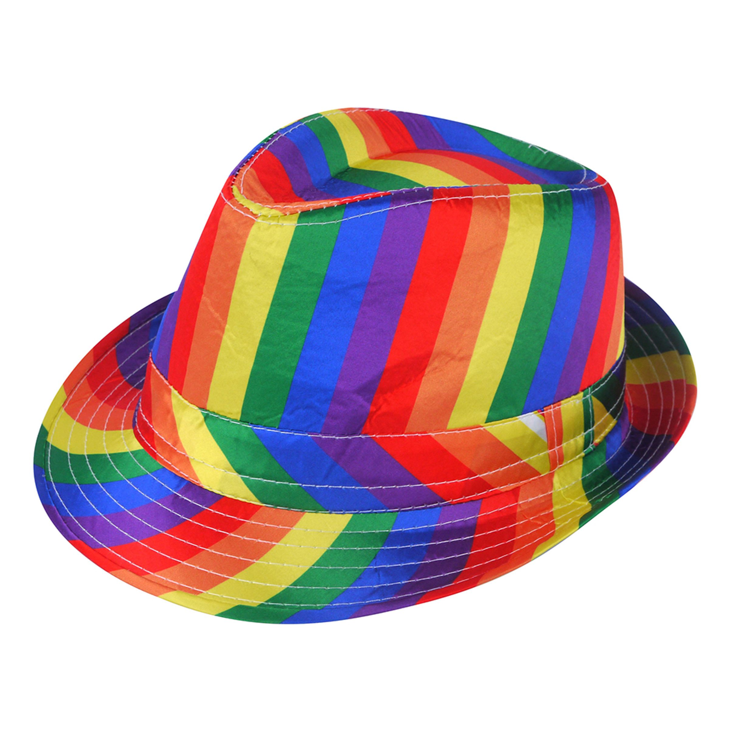 Bild föreställande produkten Gangster Hatt Pride – One size