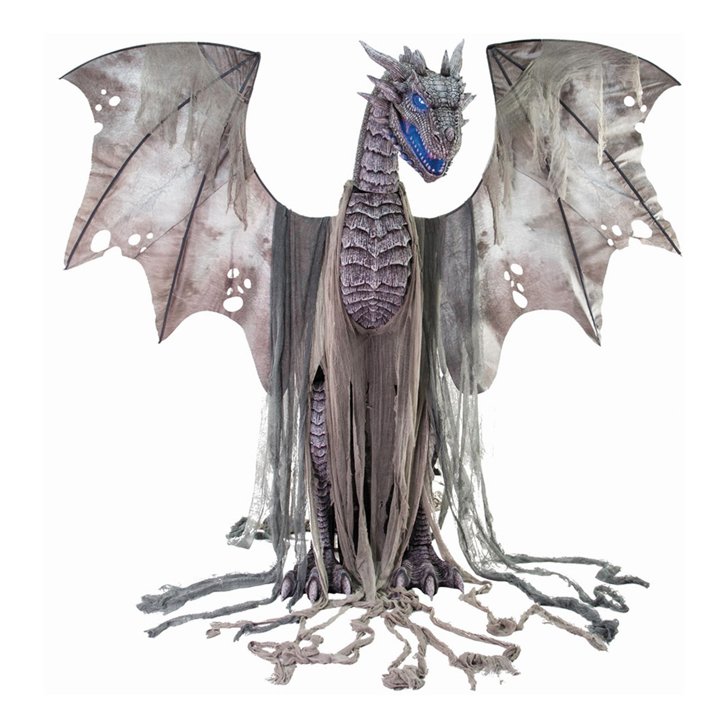 Bild föreställande produkten Gigantisk Vinterdrake med Ljud & Ljus Prop