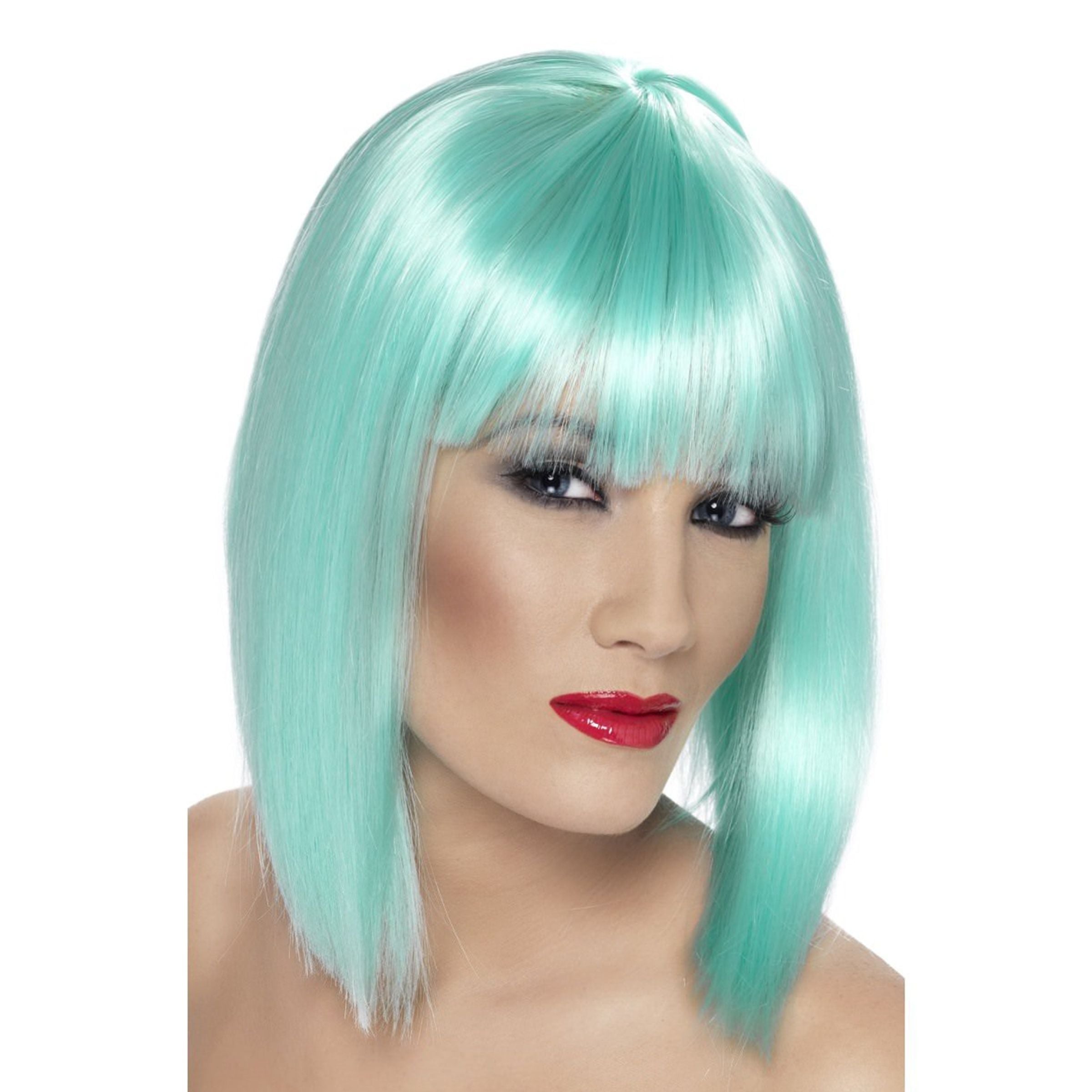 Bild föreställande produkten Glam Neonturkos Peruk – One size