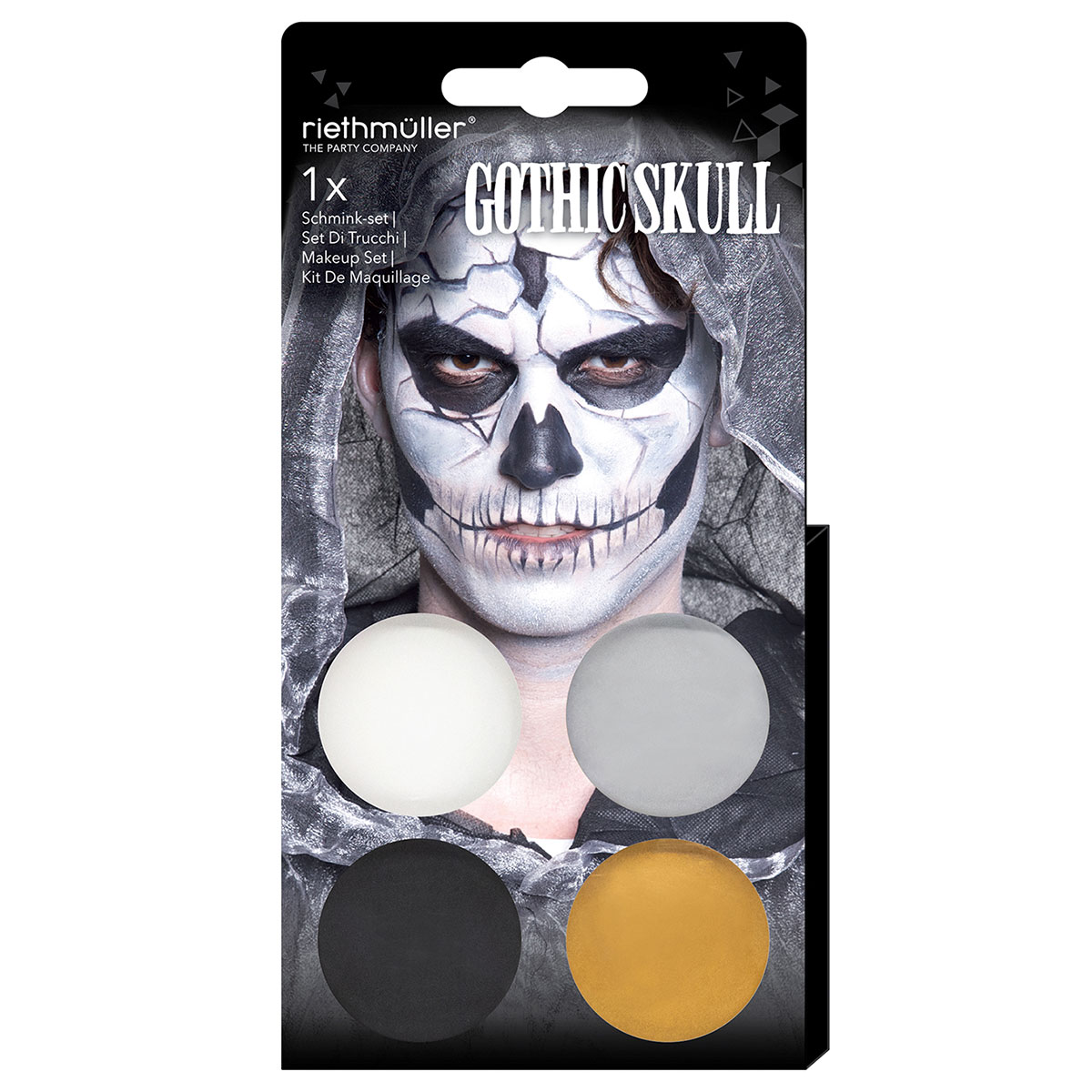 Bild föreställande produkten Gotisk Dödskalle Sminkset