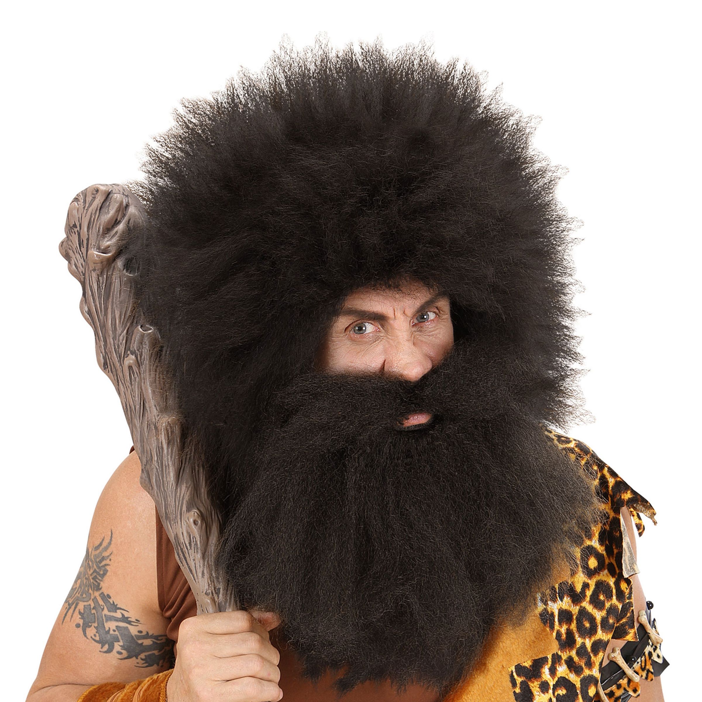 Bild föreställande produkten Grottmänniska Mustasch & Skägg Svart