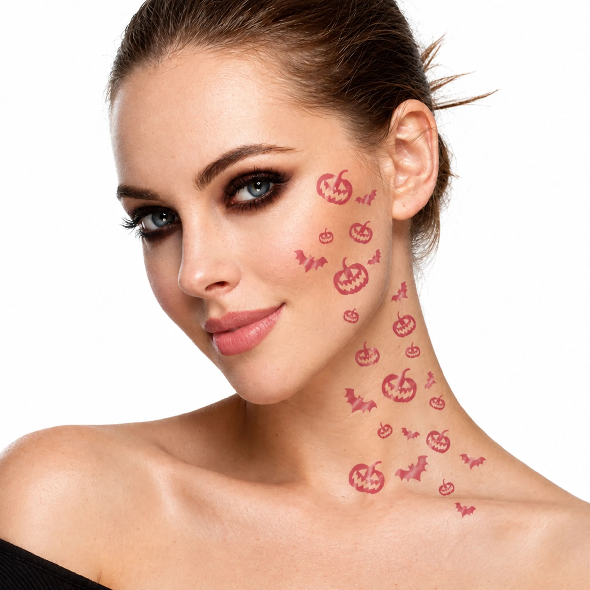 Bild föreställande produkten Halloween Tatueringar Roséguld