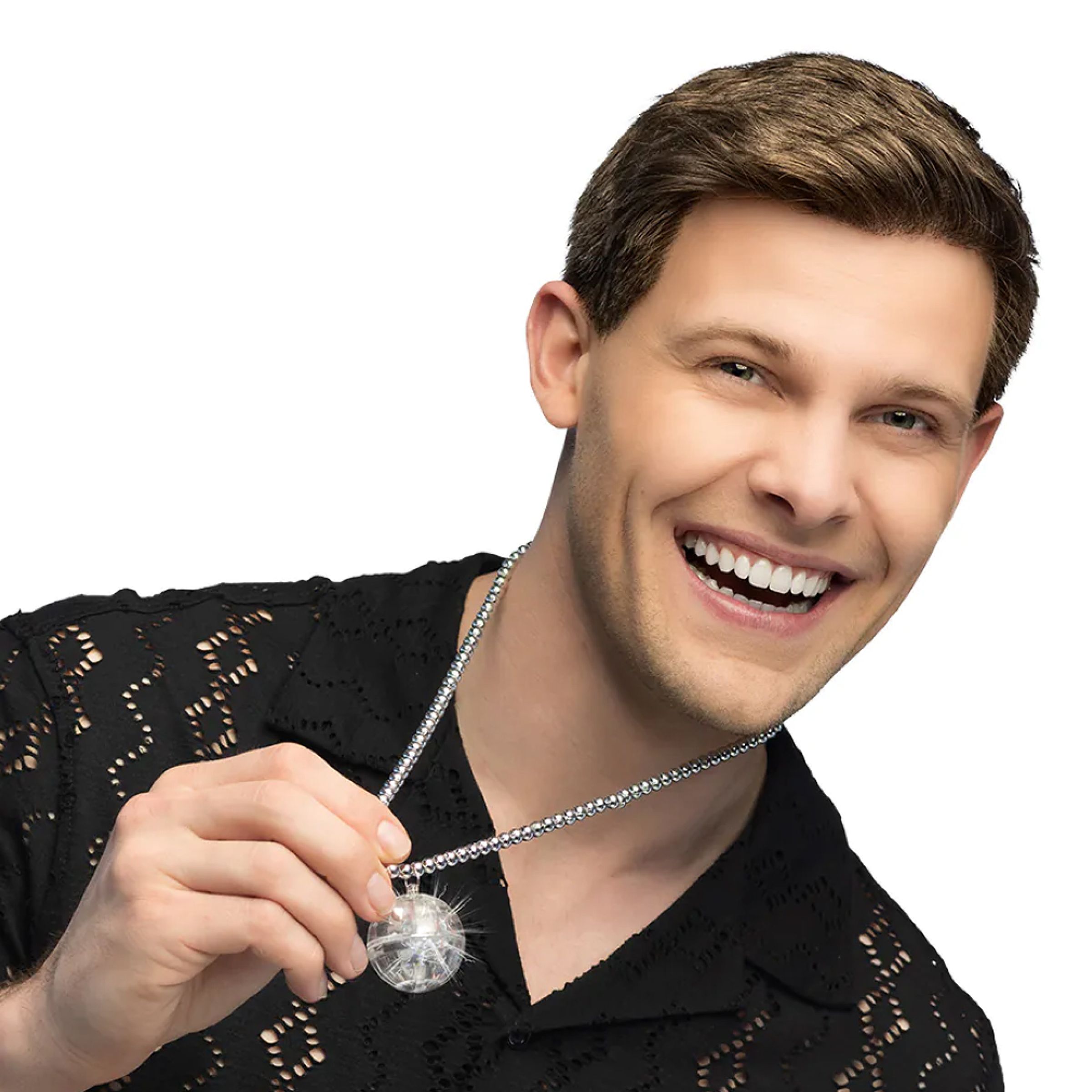 Bild föreställande produkten Halsband med LED Discokula