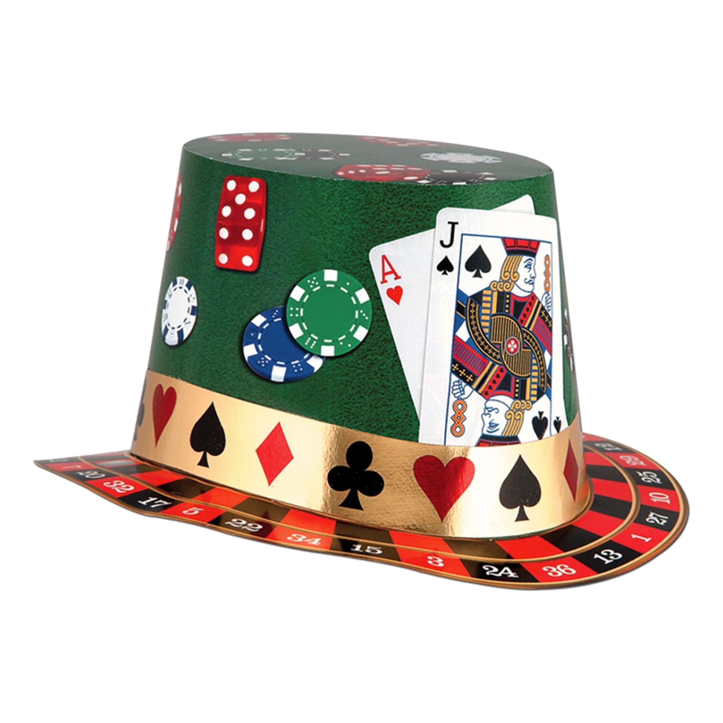 Bild föreställande produkten Höghatt Kasino i Papp – One size