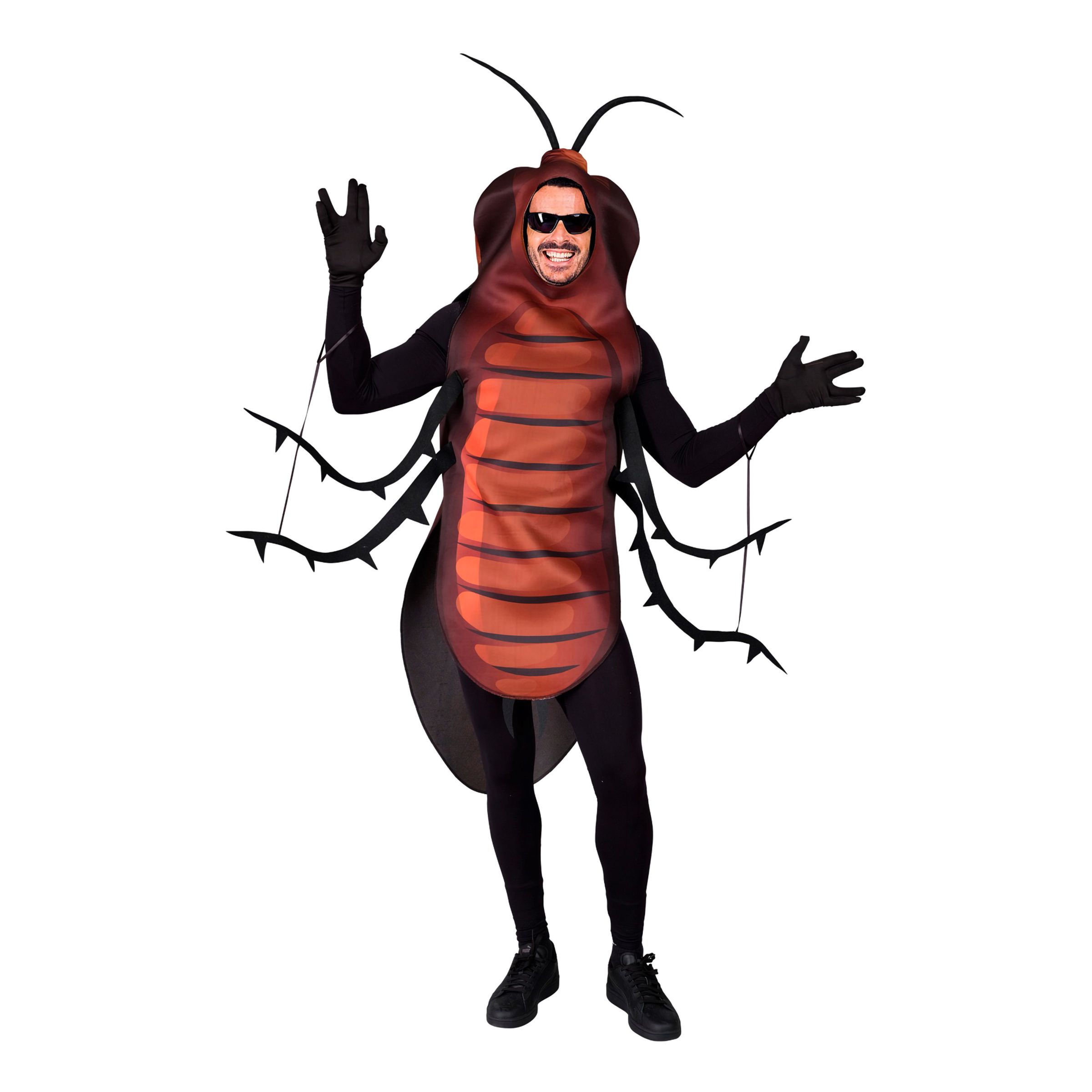 Bild föreställande produkten Kackerlacka Maskeraddräkt – X-Large