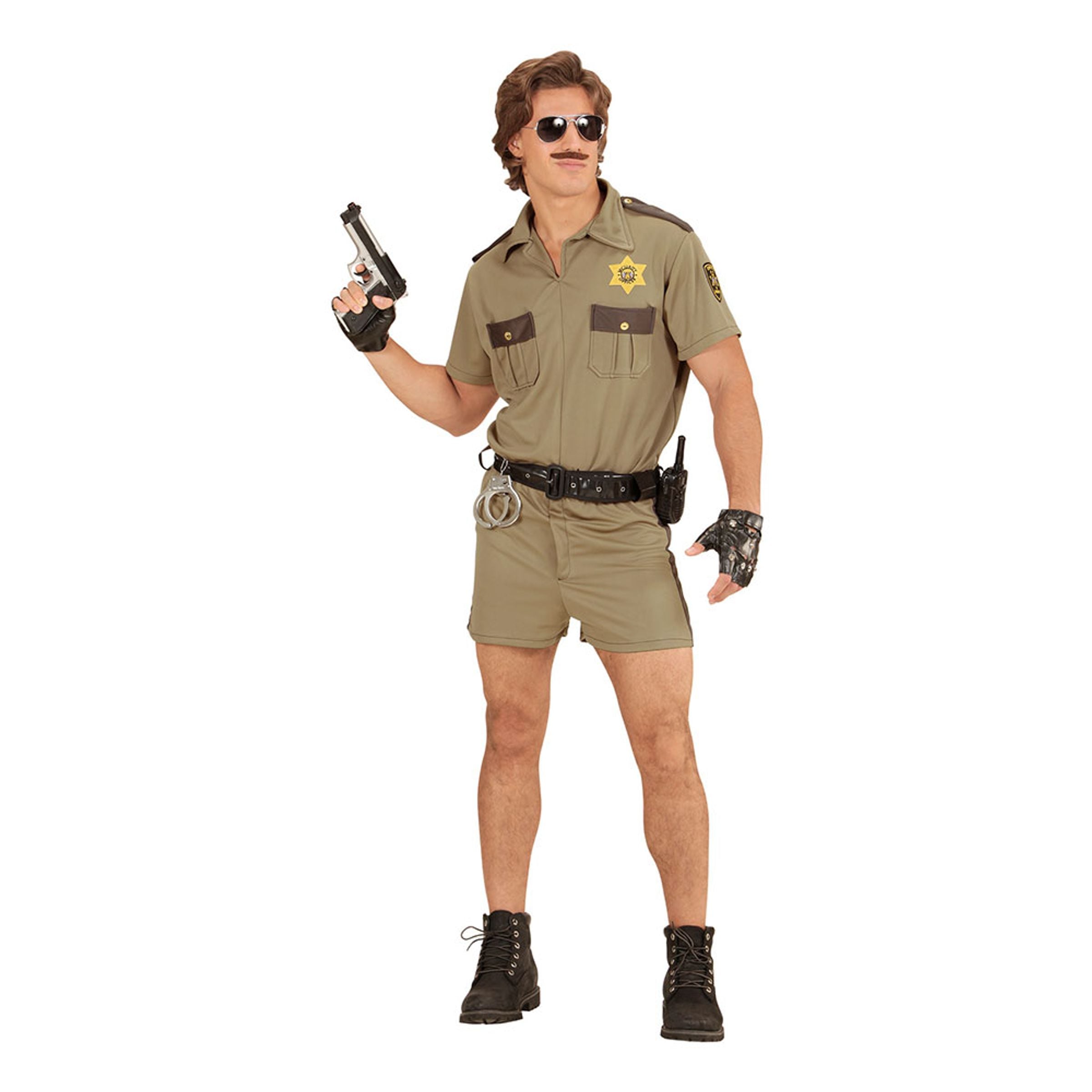 Bild föreställande produkten Kalifornisk Trafikpolis Maskeraddräkt – X-Large