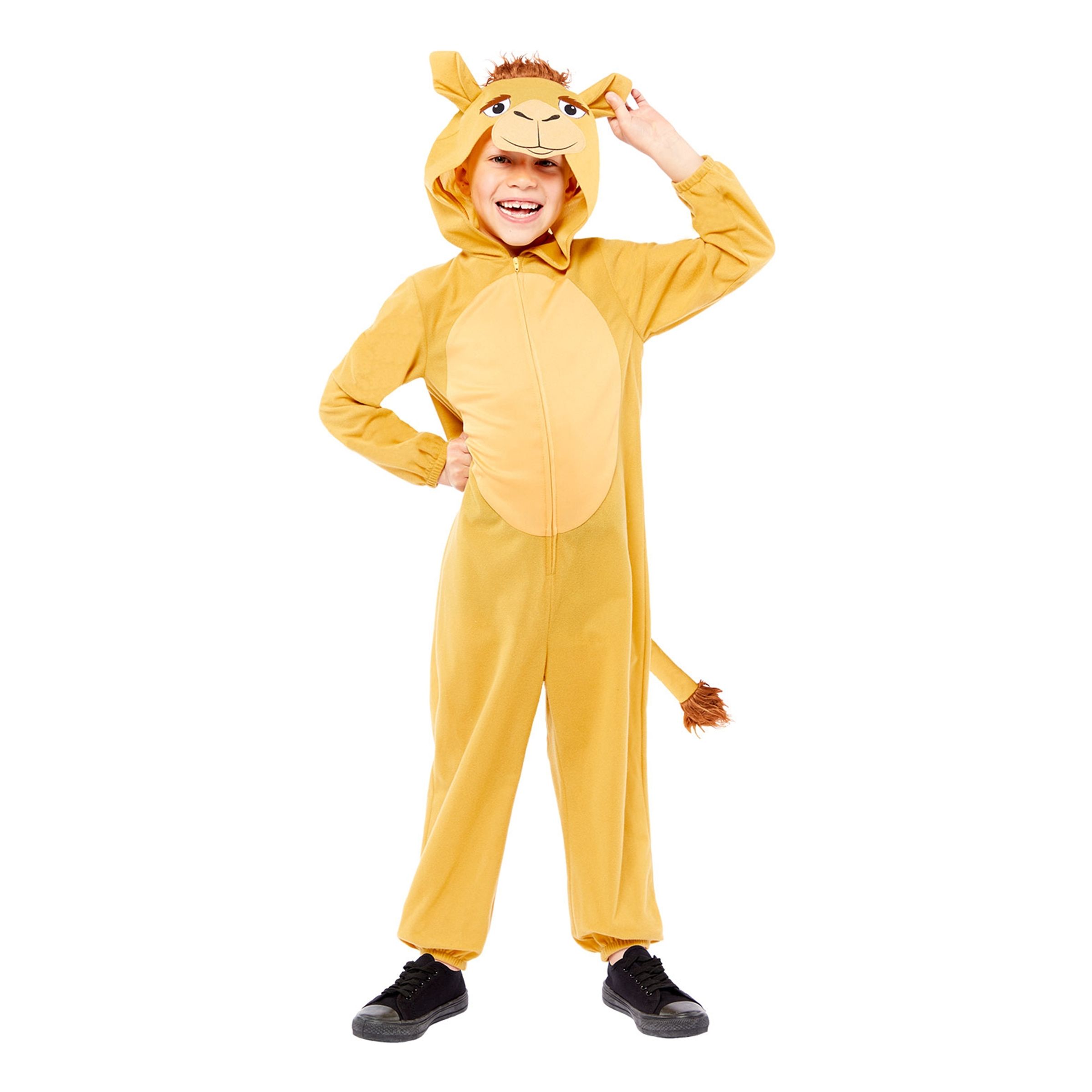 Bild föreställande produkten Kamel Jumpsuit Barn Maskeraddräkt – Small
