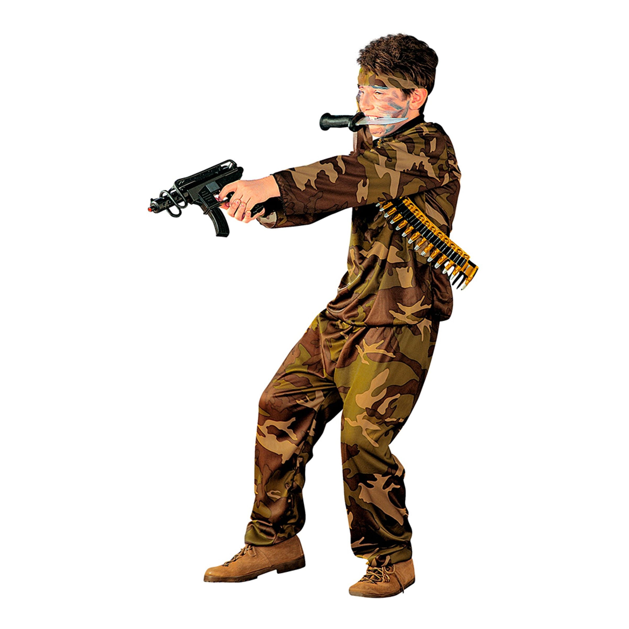Bild föreställande produkten Soldat Barn Maskeraddräkt – Large