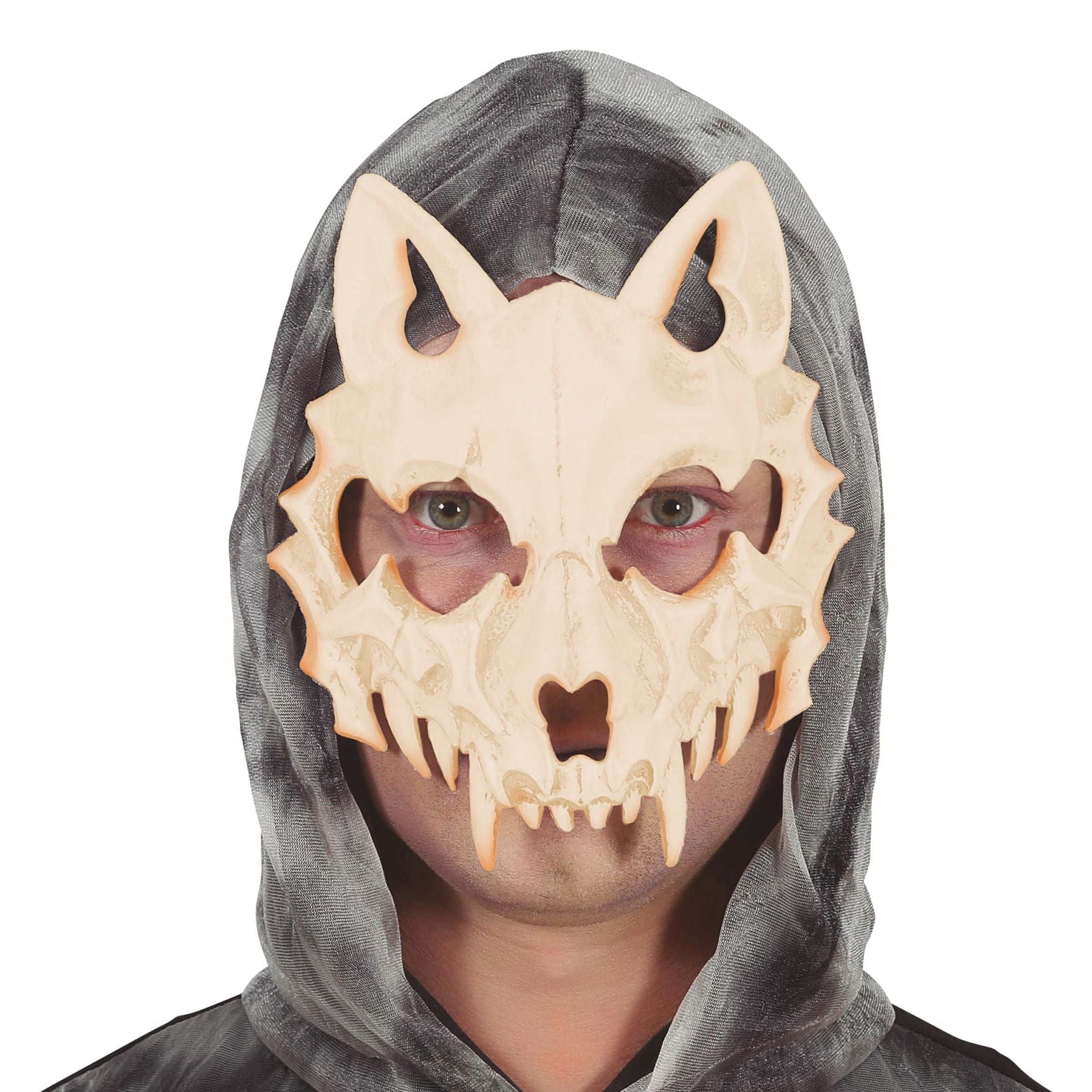 Bild föreställande produkten Kattdjur Dödskalle Mask – One size
