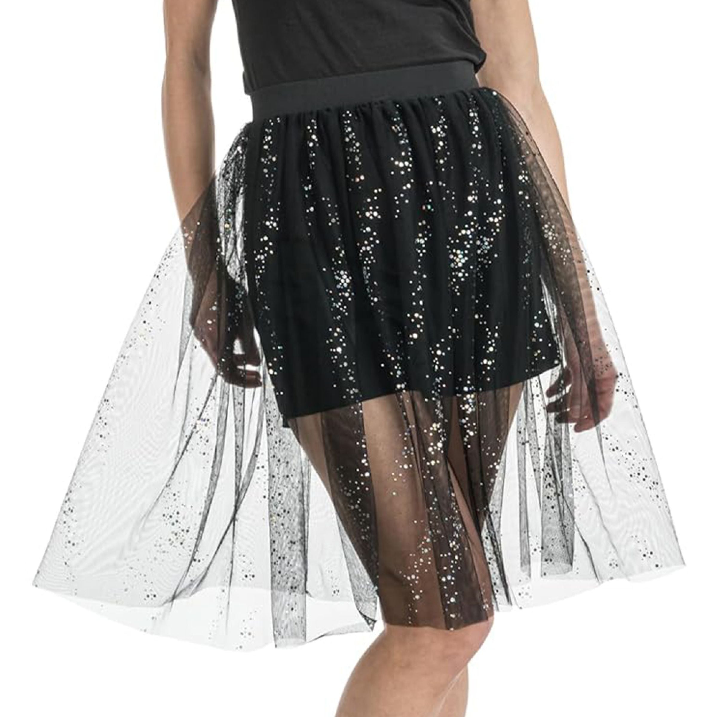 Bild föreställande produkten Kjol i Mesh Svart – One size