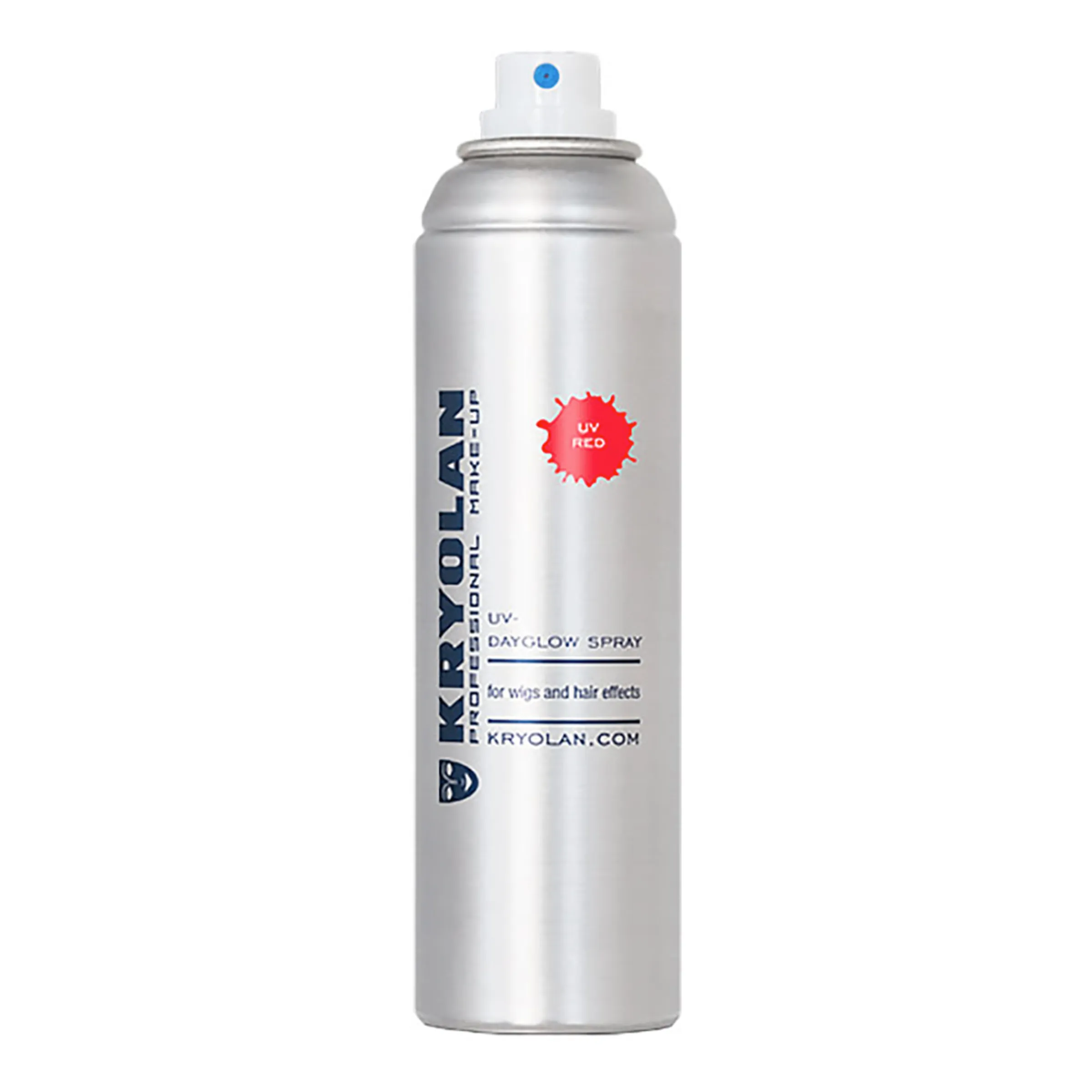 Bild föreställande produkten Kryolan UV Neon Hårspray – Röd