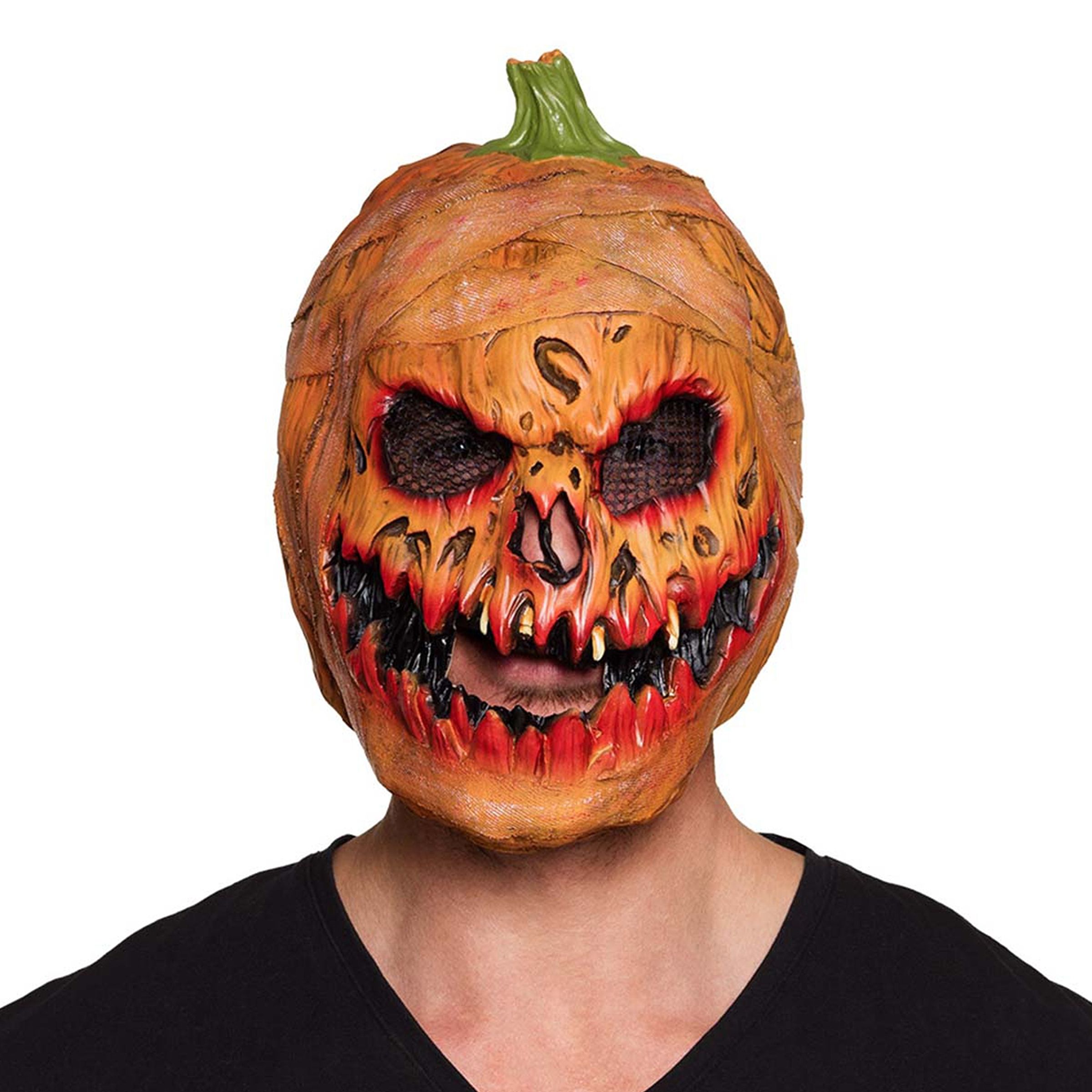 Bild föreställande produkten Läskig Pumpa Mask – One size