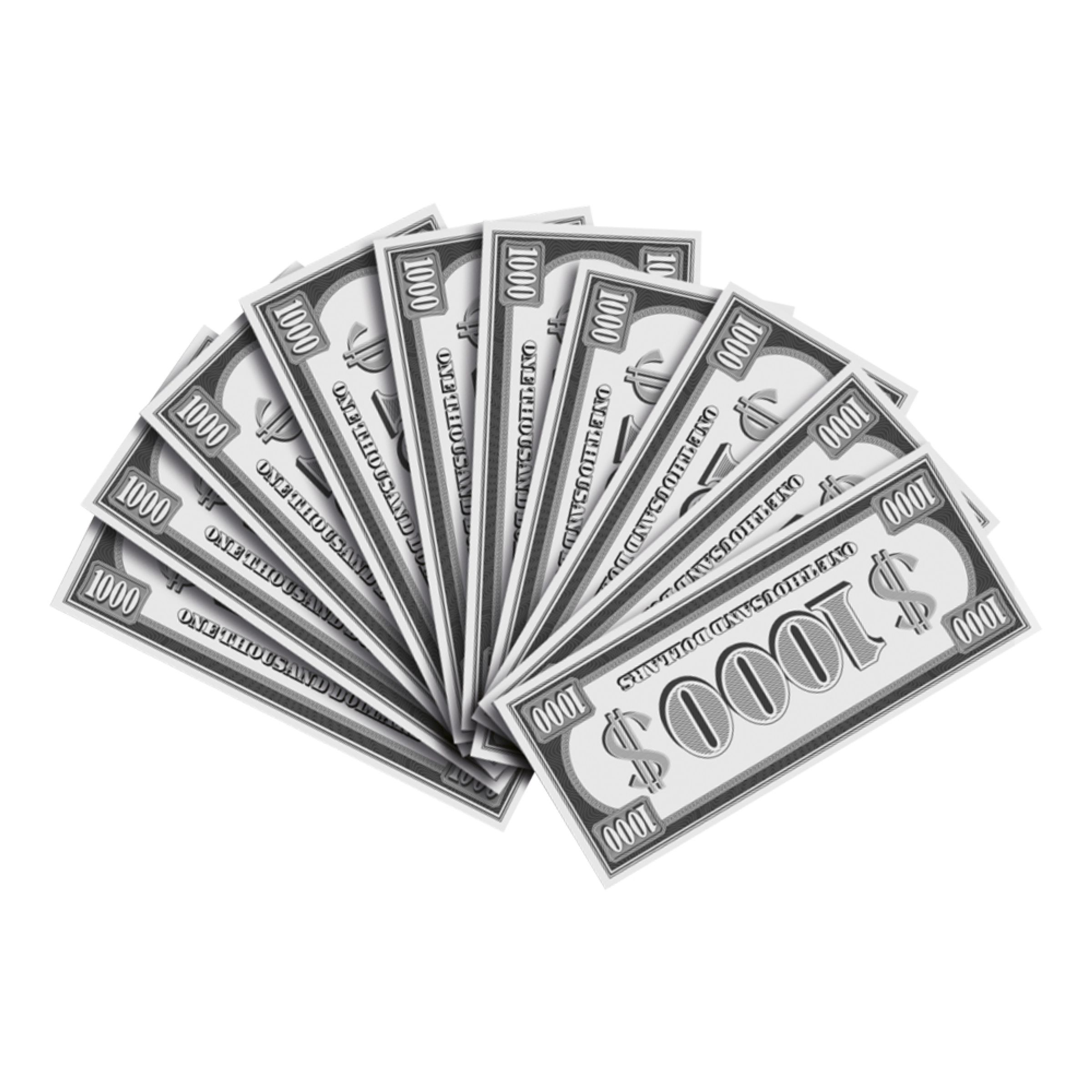 Bild föreställande produkten Låtsaspengar – 300-pack