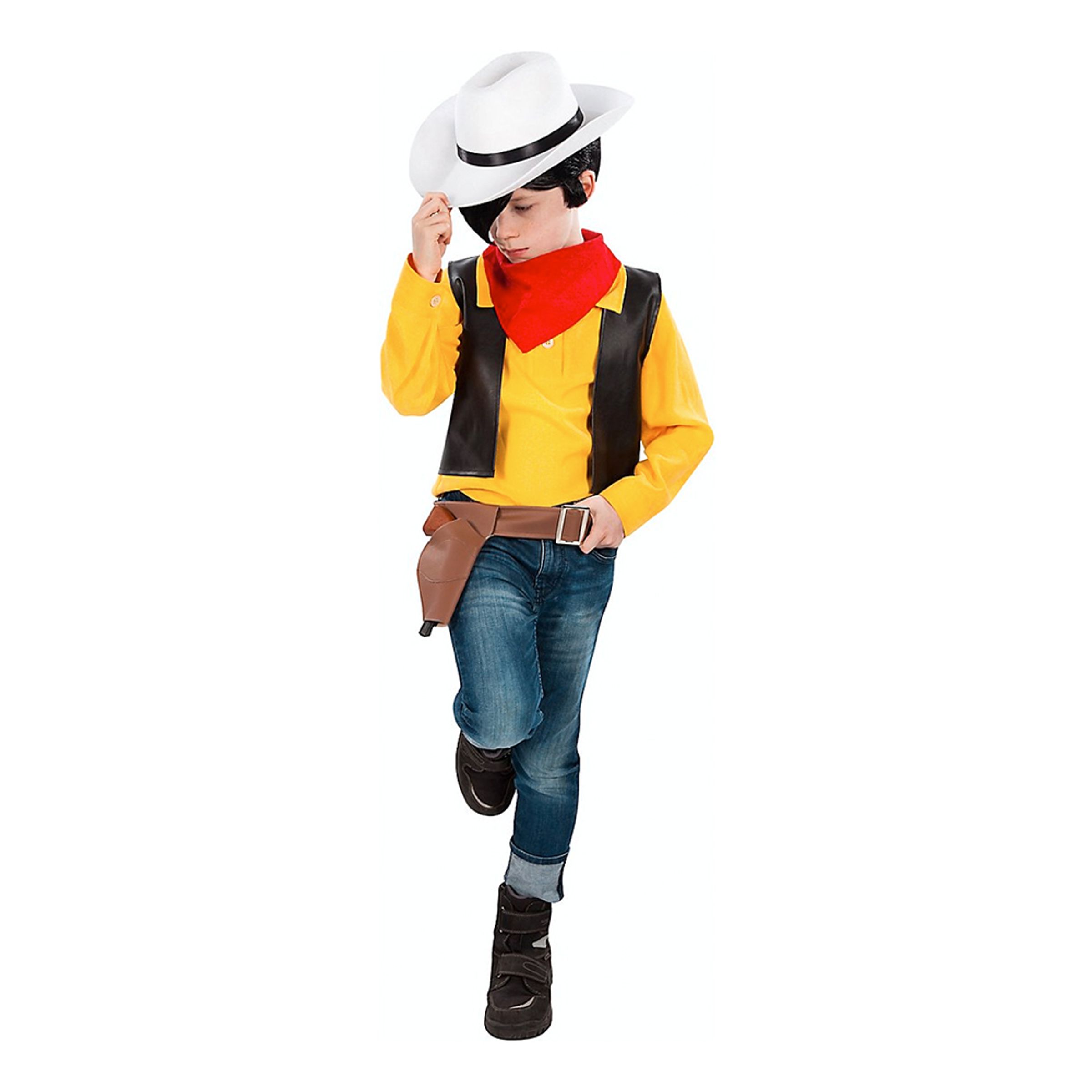 Bild föreställande produkten Lucky Luke Cowboy Barn Maskeraddräkt – XX-Large