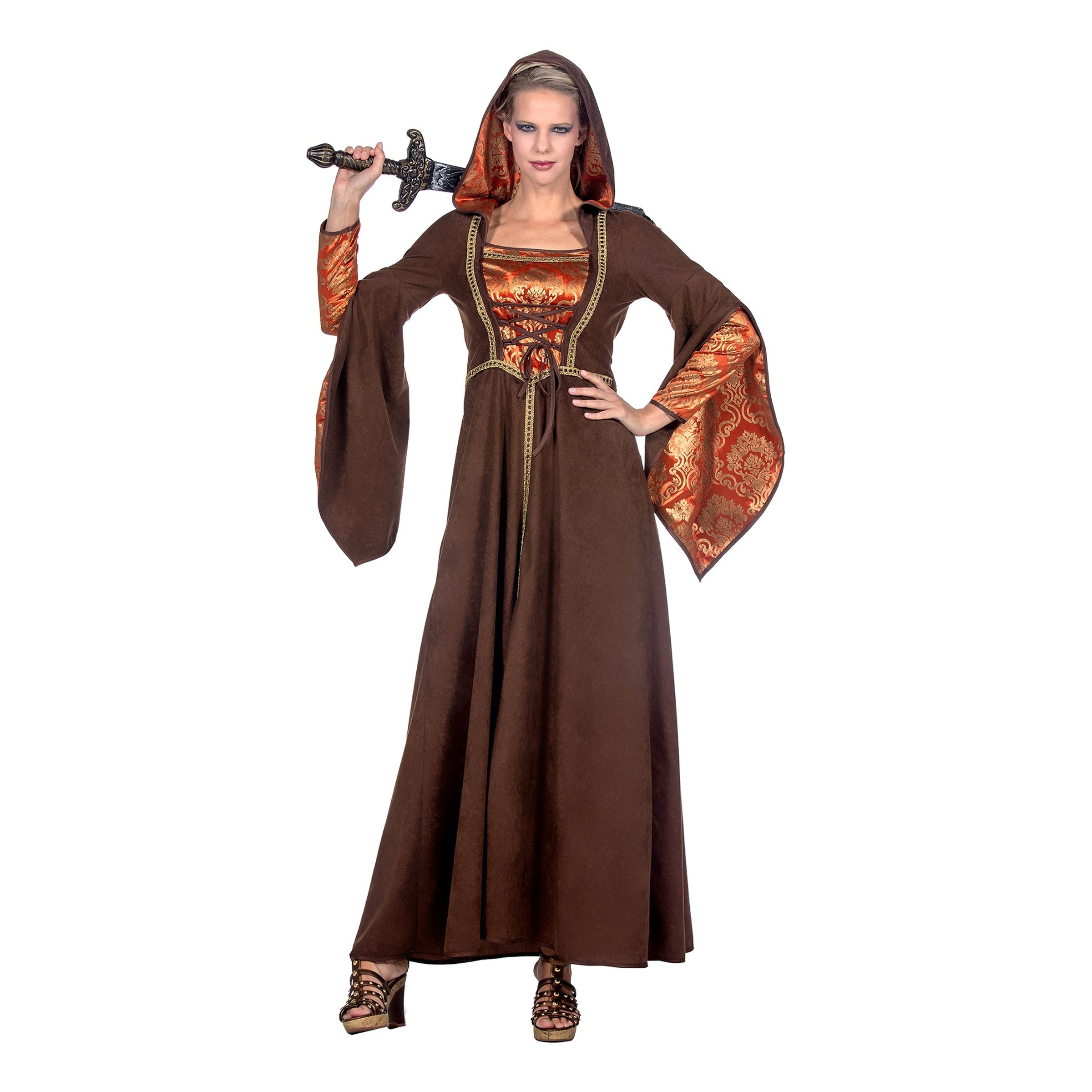 Bild föreställande produkten Medeltida Drottning Maskeraddräkt – 42