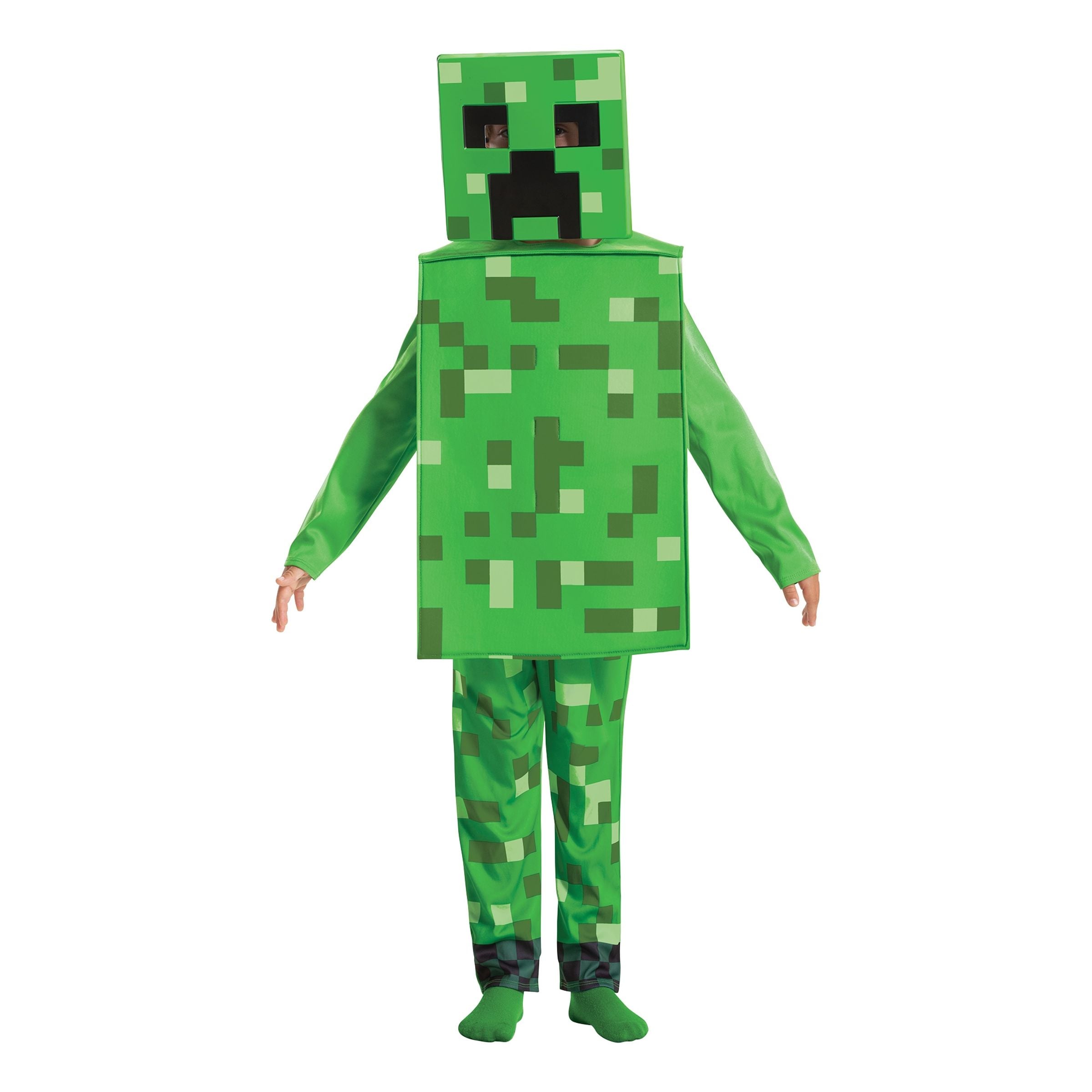 Bild föreställande produkten Minecraft Creeper Barn Maskeraddräkt – Medium