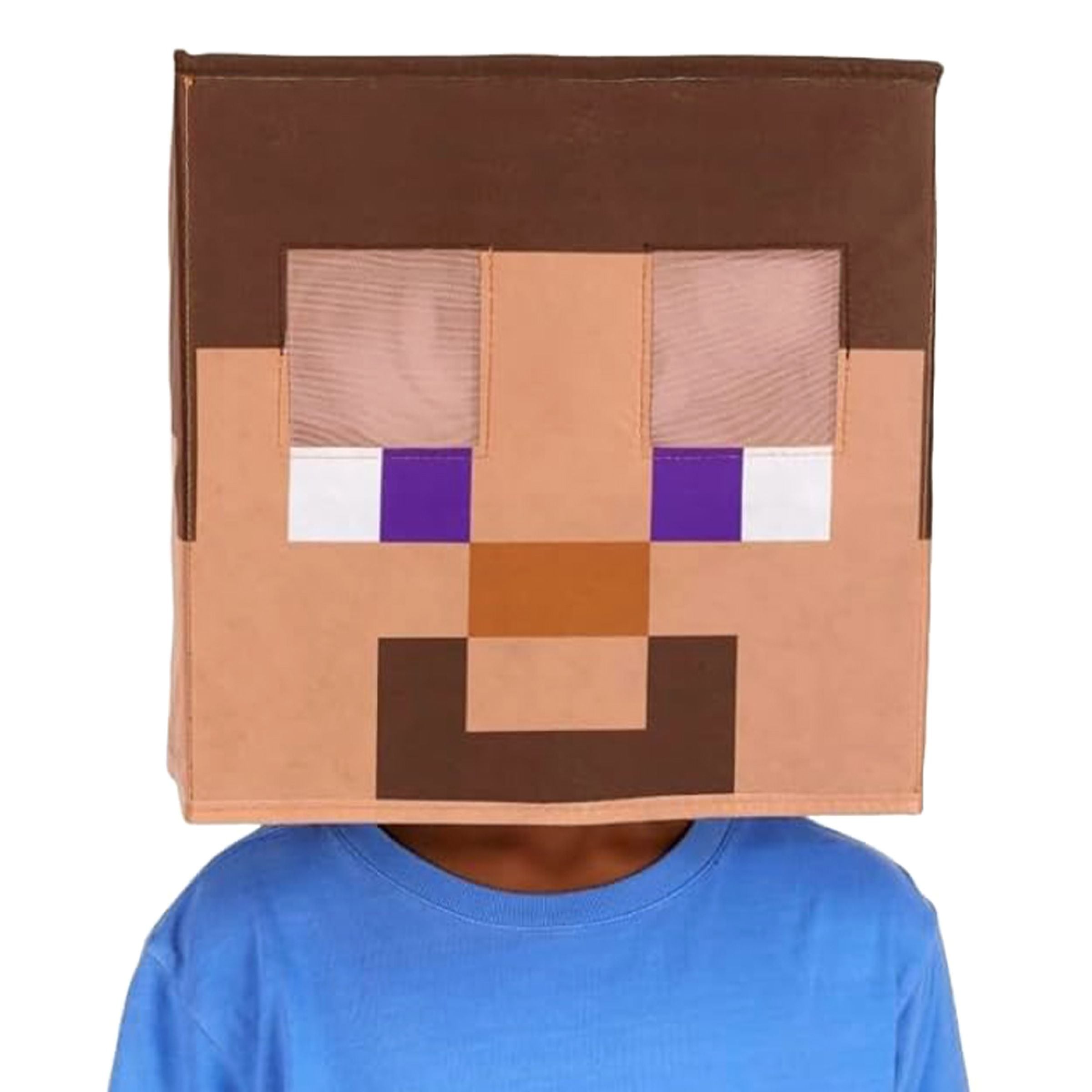 Bild föreställande produkten Minecraft&trade; Steve Mask för Barn – One size