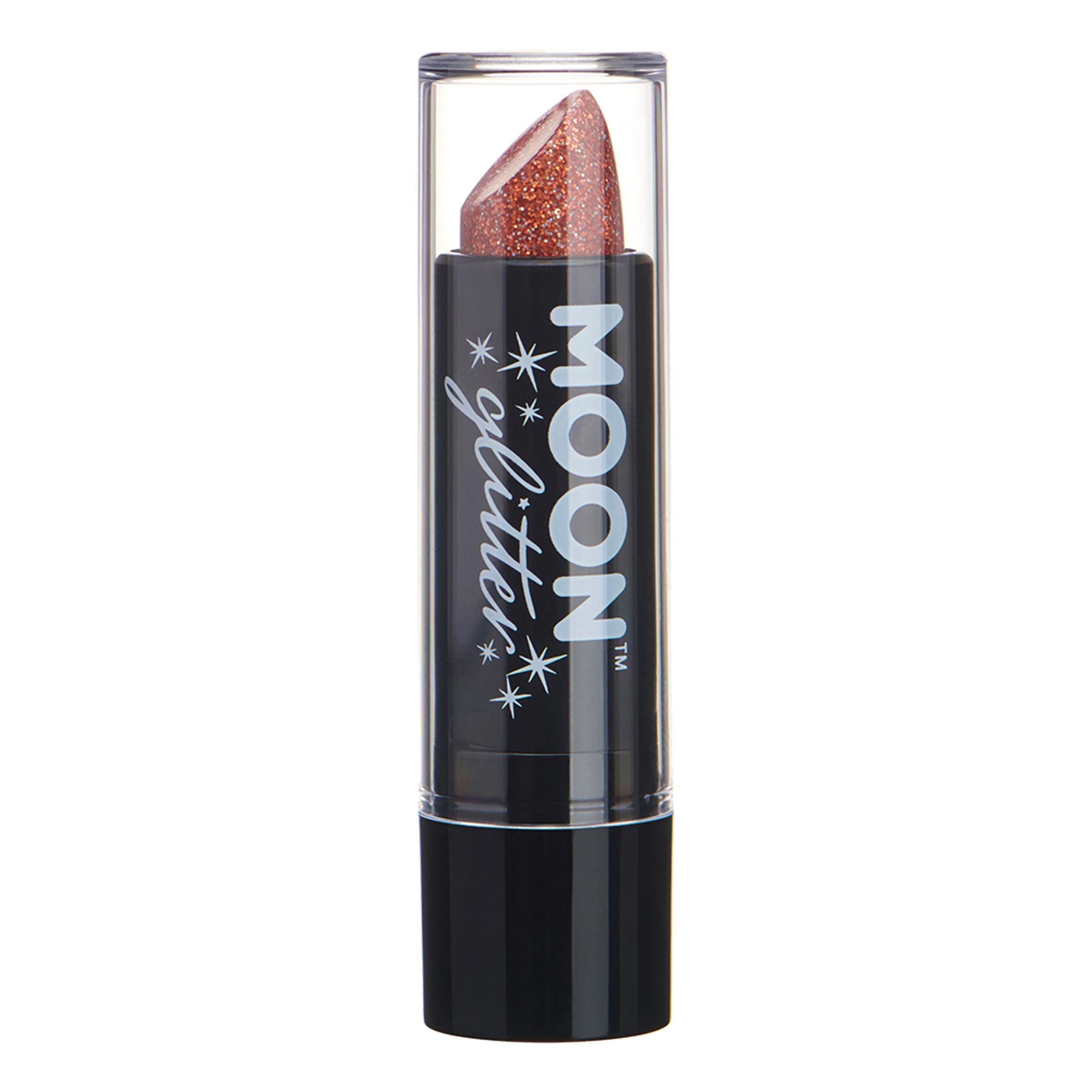 Bild föreställande produkten Moon Creations Holographic Glitter Lipstick – Roséguld