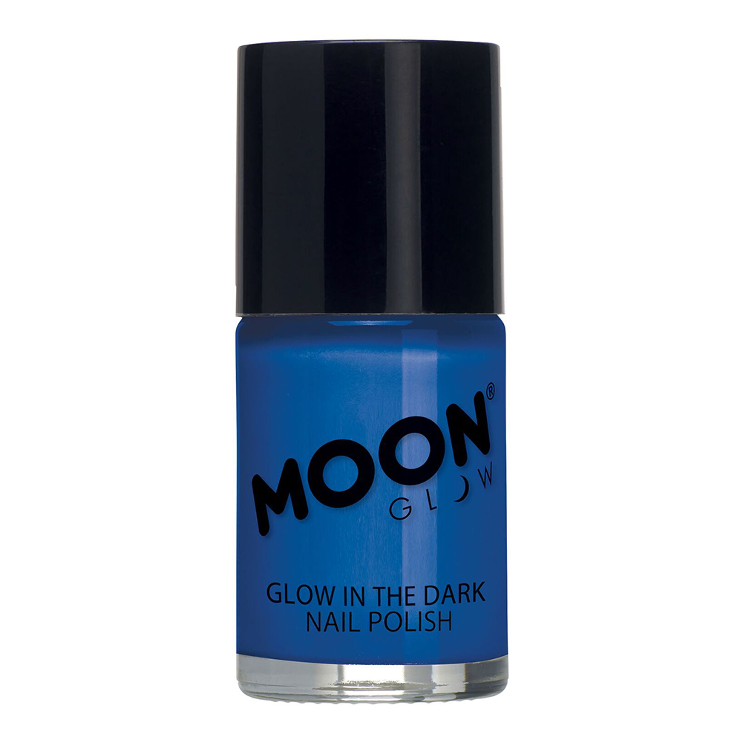 Bild föreställande produkten Moon Creations Självlysande Nagellack – Blå