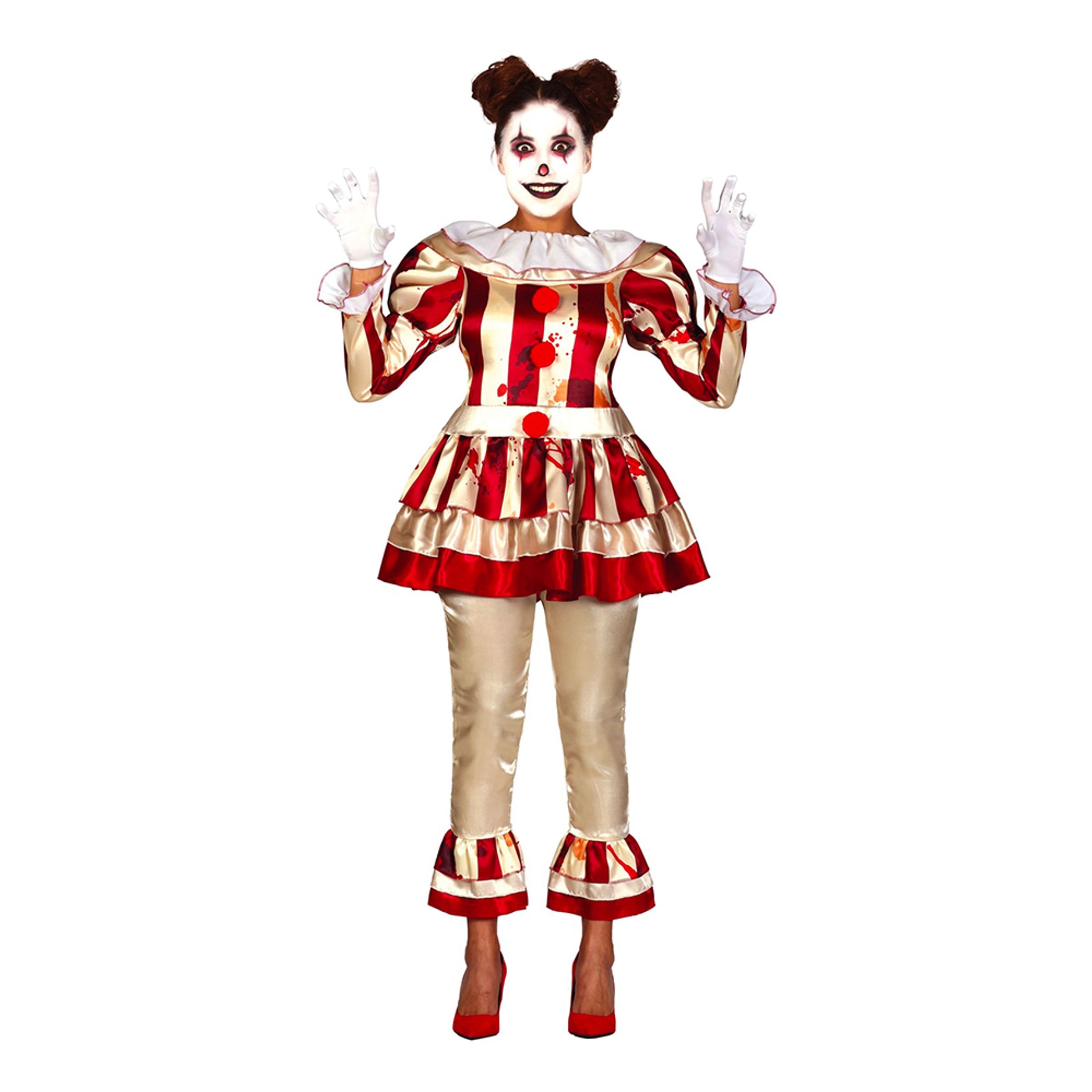 Bild föreställande produkten Mördarclown Klänning Maskeraddräkt – X-Small