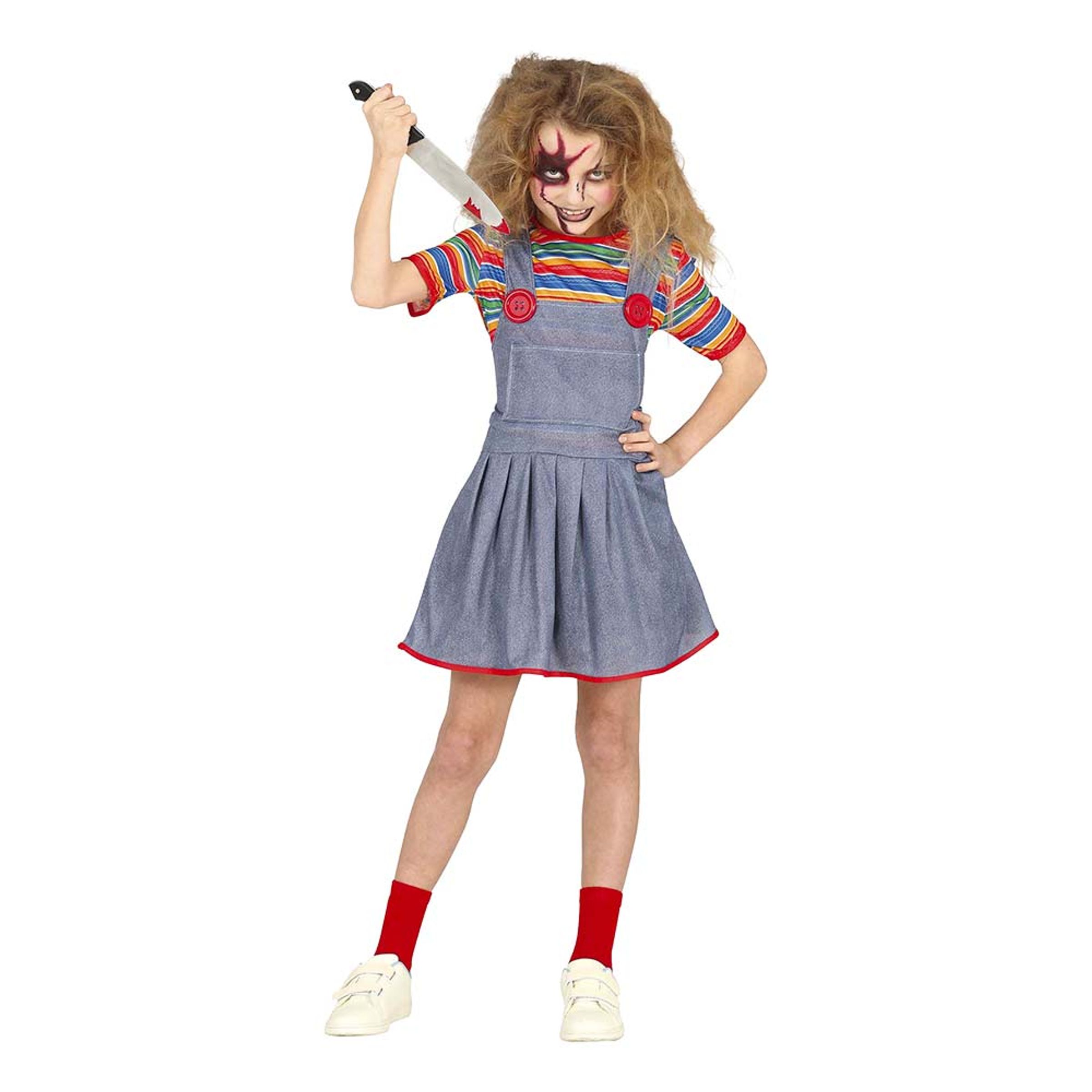 Bild föreställande produkten Mördardocka Klänning Barn Maskeraddräkt – Medium