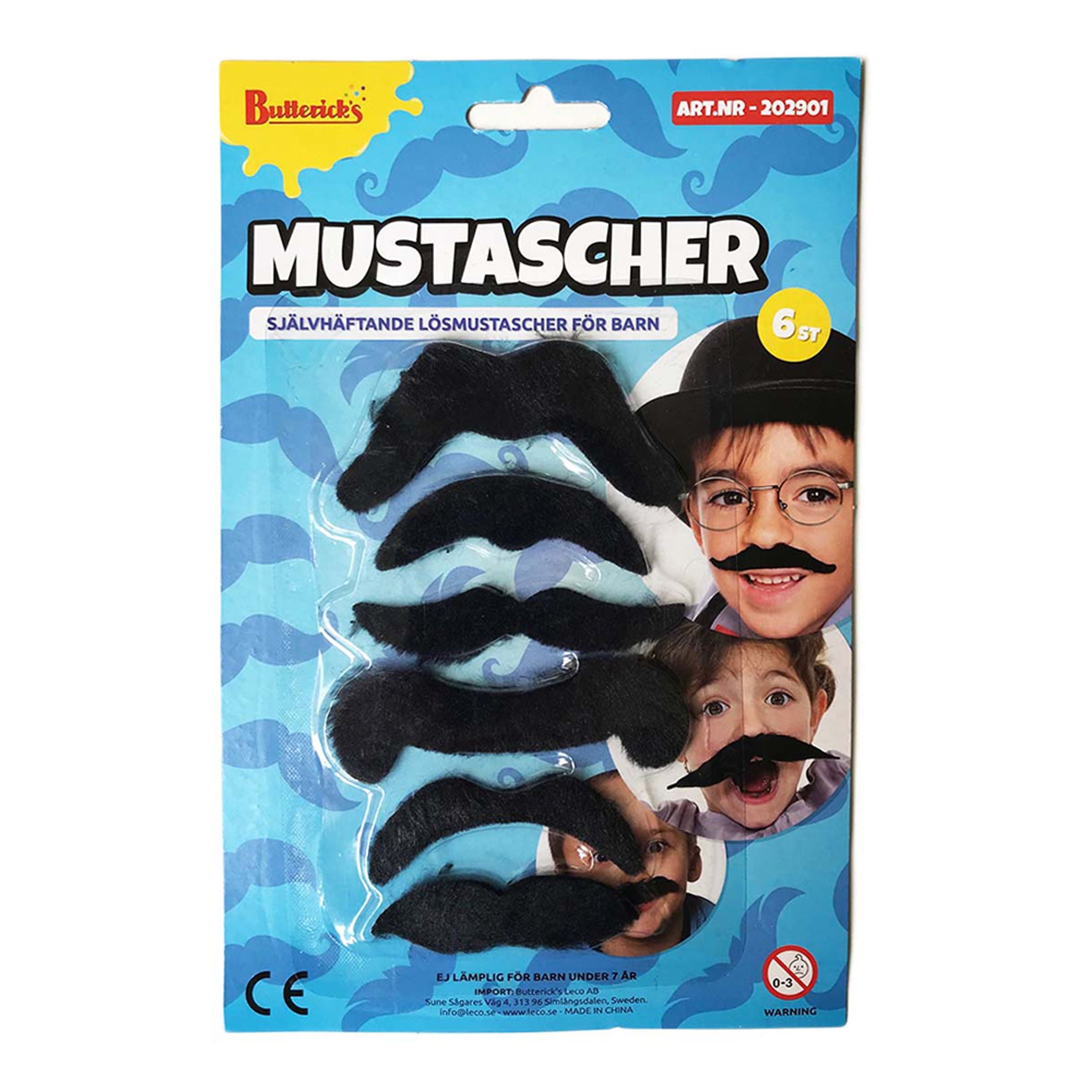 Bild föreställande produkten Mustascher för Barn