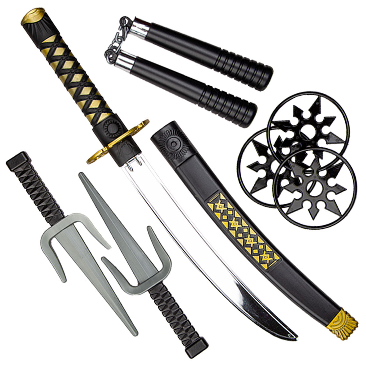 Bild föreställande produkten Ninja Vapen Tillbehörskit för Barn