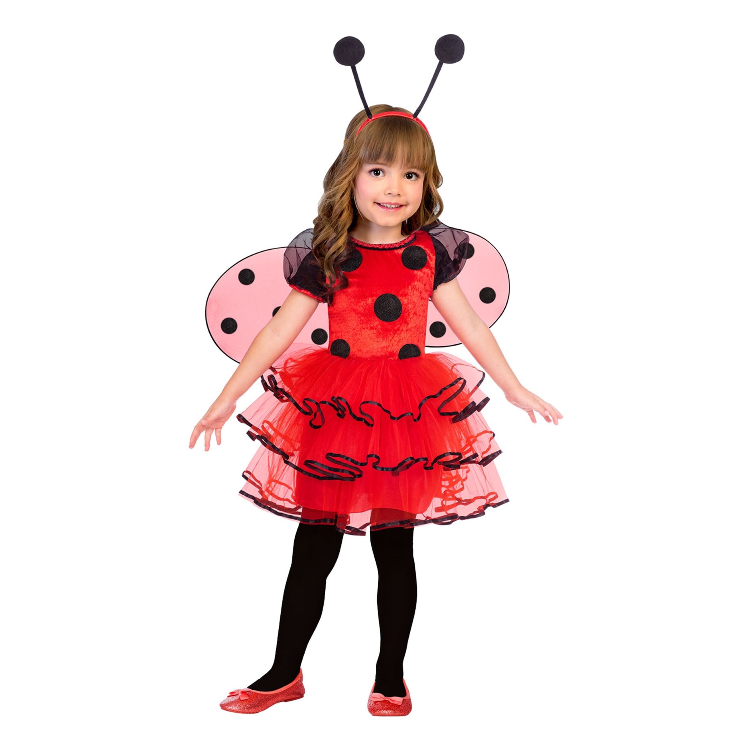 Bild föreställande produkten Nyckelpiga Klänning Barn Maskeraddräkt – Medium