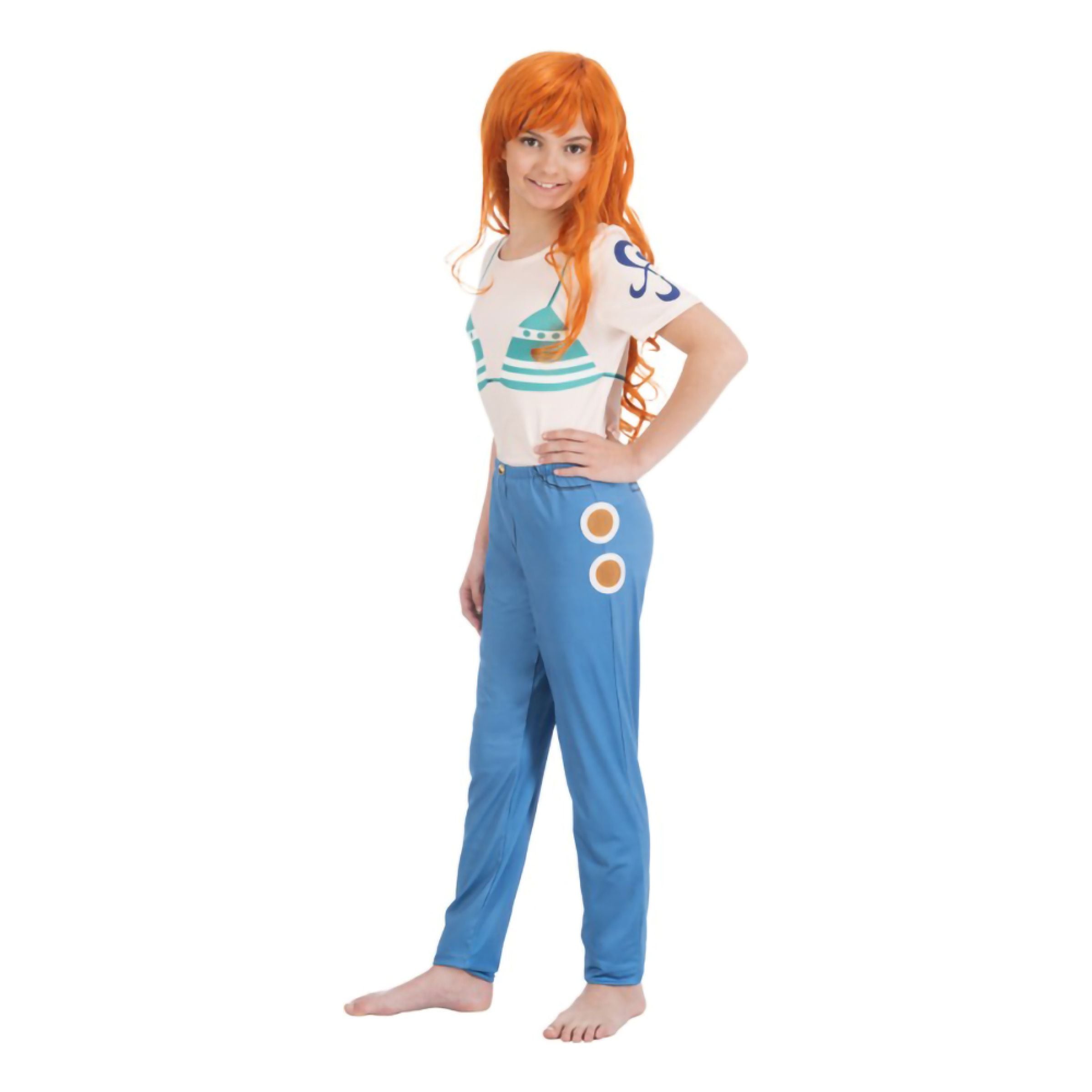 Bild föreställande produkten One Piece Nami&trade; Barn Maskeraddräkt – Small