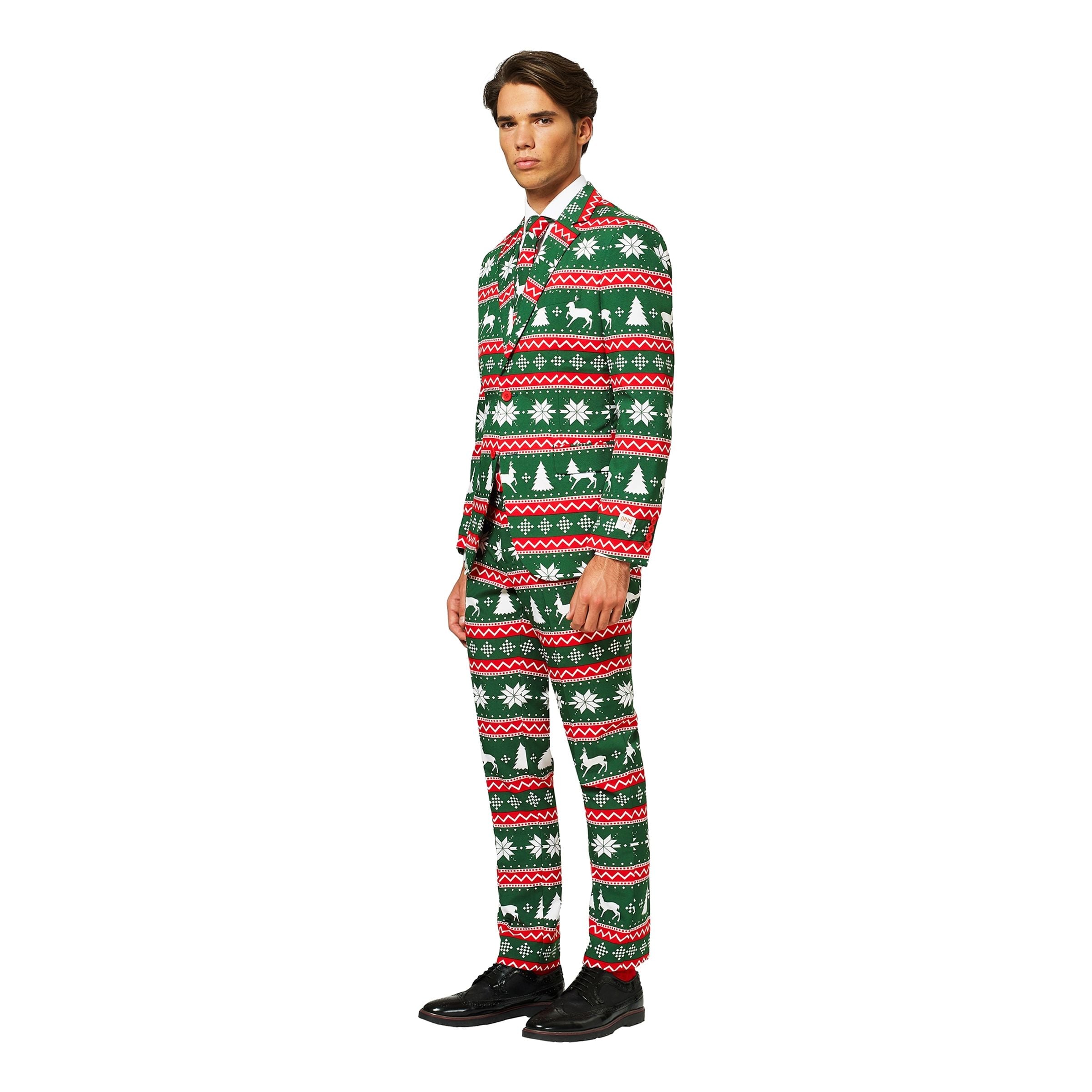 Bild föreställande produkten OppoSuits Festive Green Kostym – 60