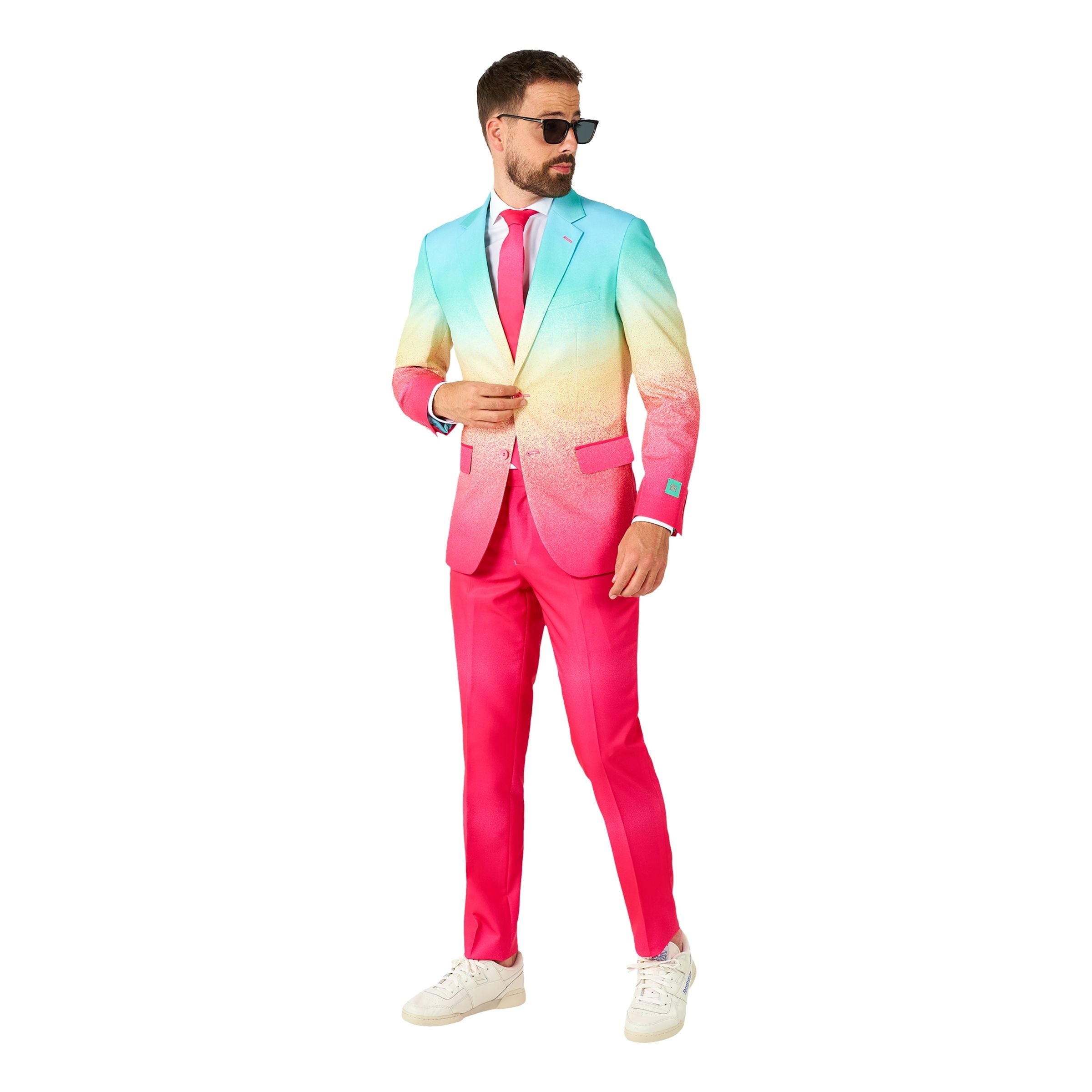 Bild föreställande produkten OppoSuits Funky Fade Kostym – 56