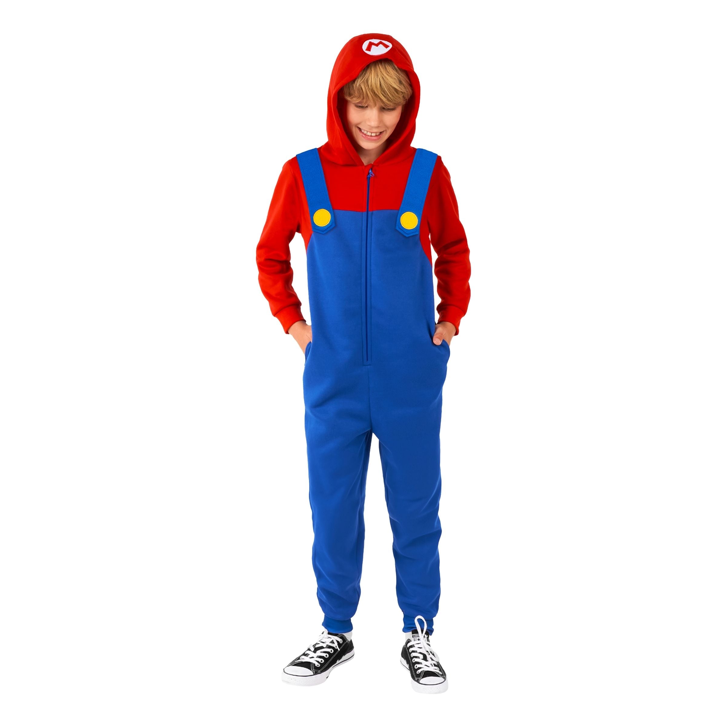 Bild föreställande produkten OppoSuits Mario Barn Onesie – Small