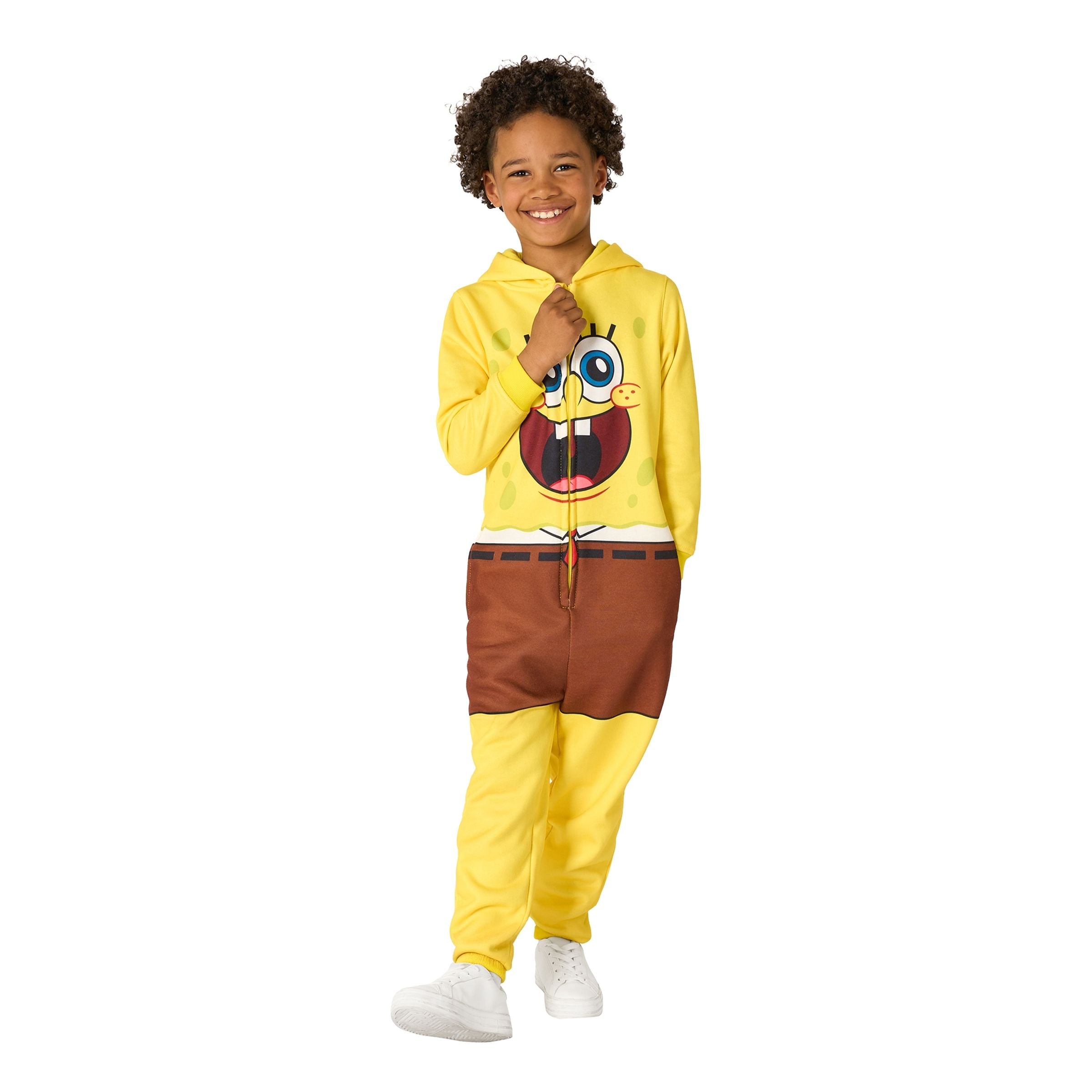 Bild föreställande produkten OppoSuits SvampBob Fyrkant&trade; Barn Onesie – Small