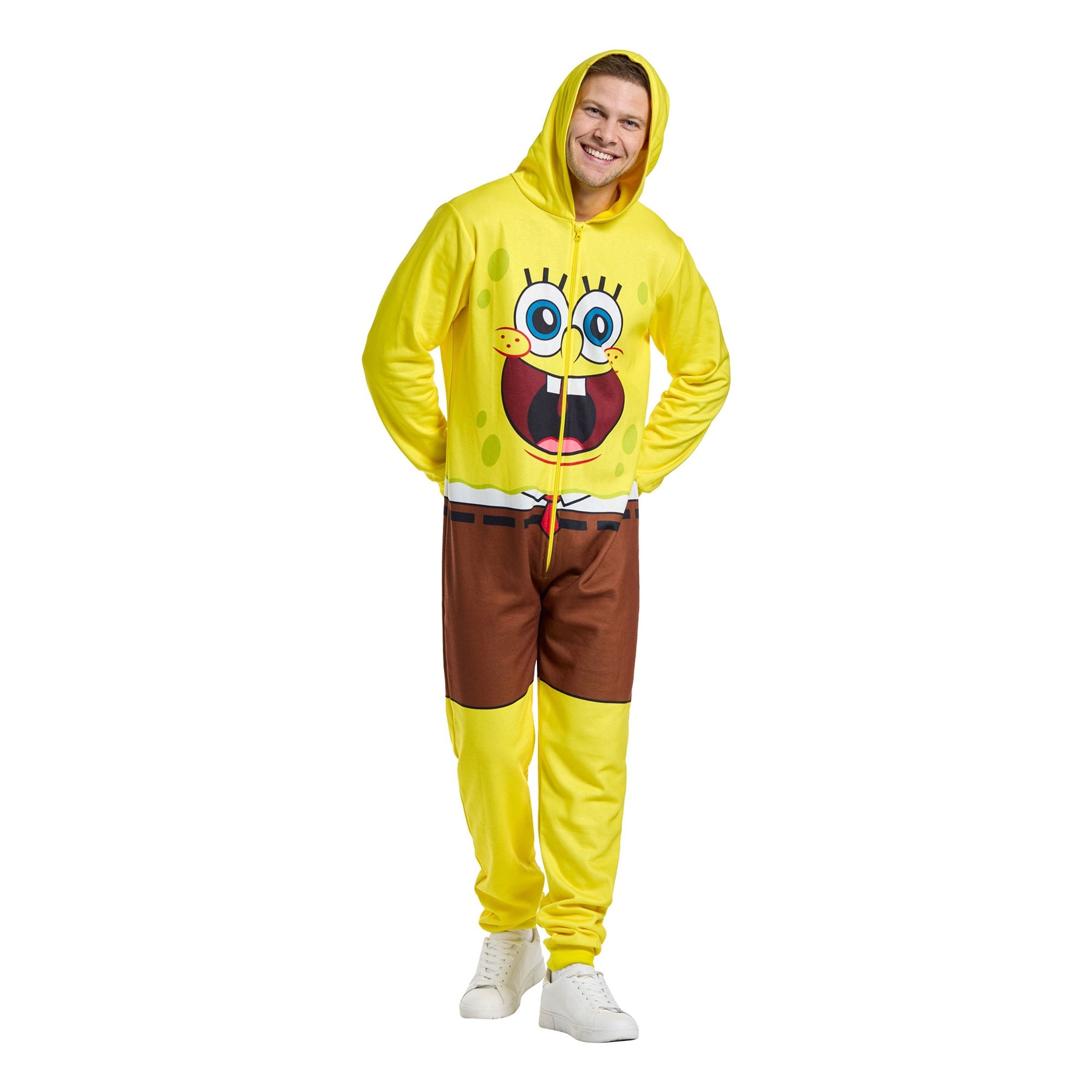 Bild föreställande produkten OppoSuits SvampBob Fyrkant&trade; Onesie – XX-Large