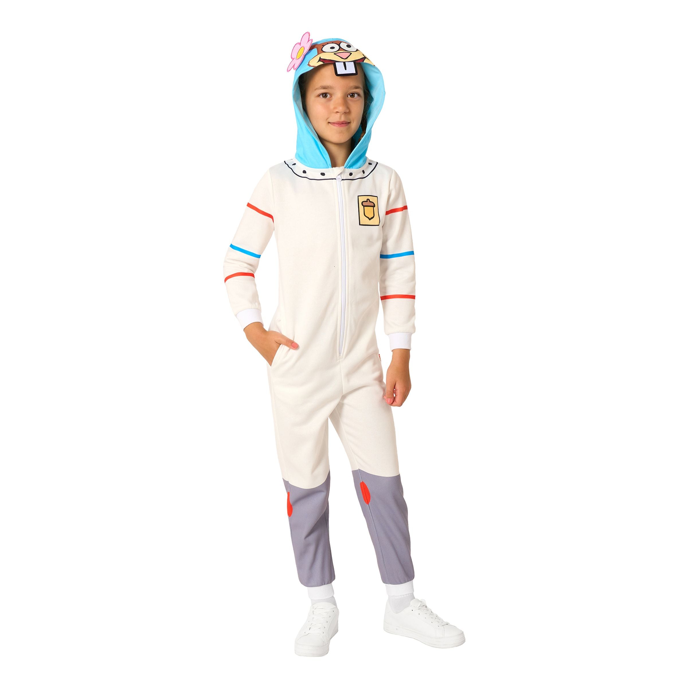Bild föreställande produkten OppoSuits SvampBob Fyrkant&trade; Sandy Onesie Barn – X-Large