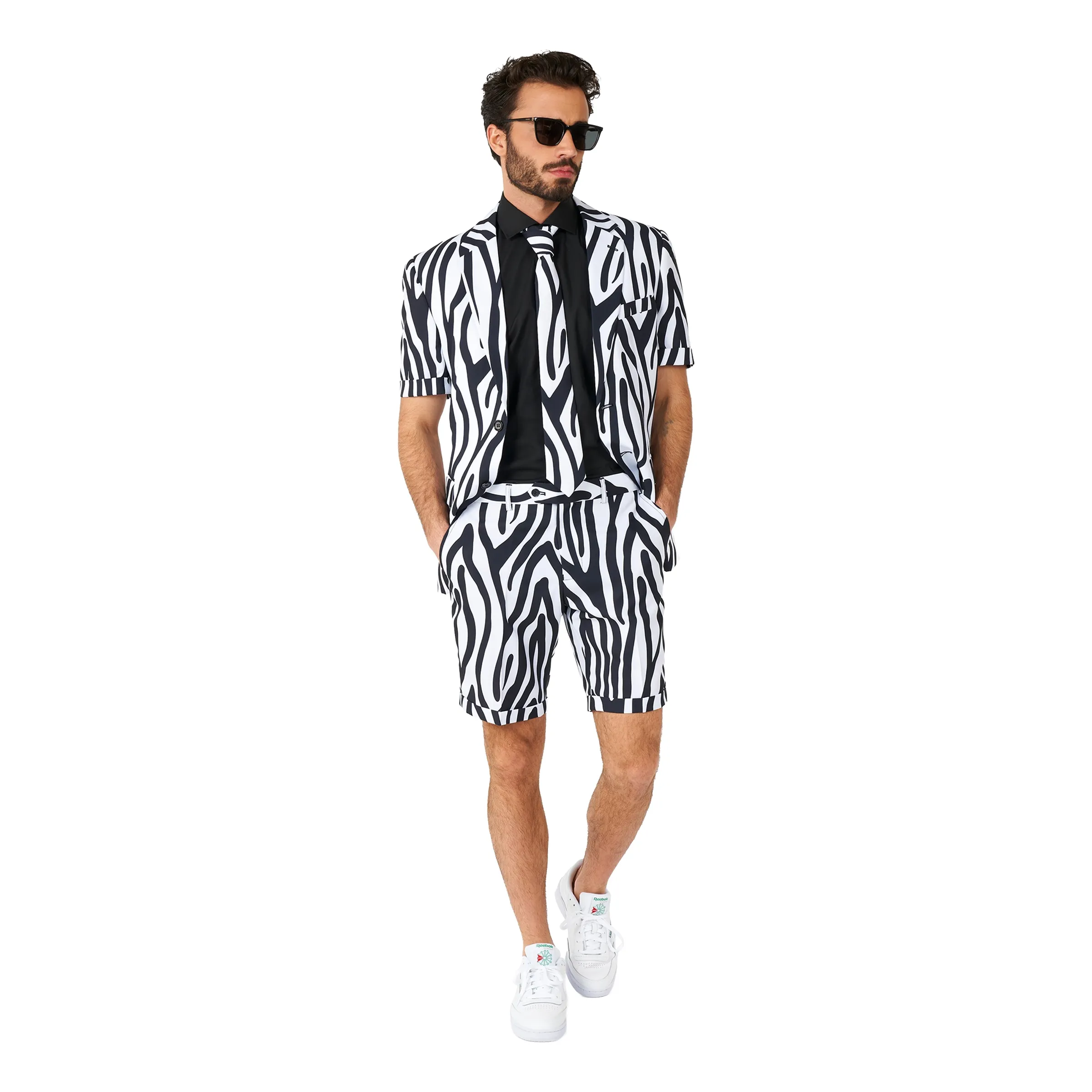 Bild föreställande produkten OppoSuits Zazzy Zebra Shorts Kostym – 52