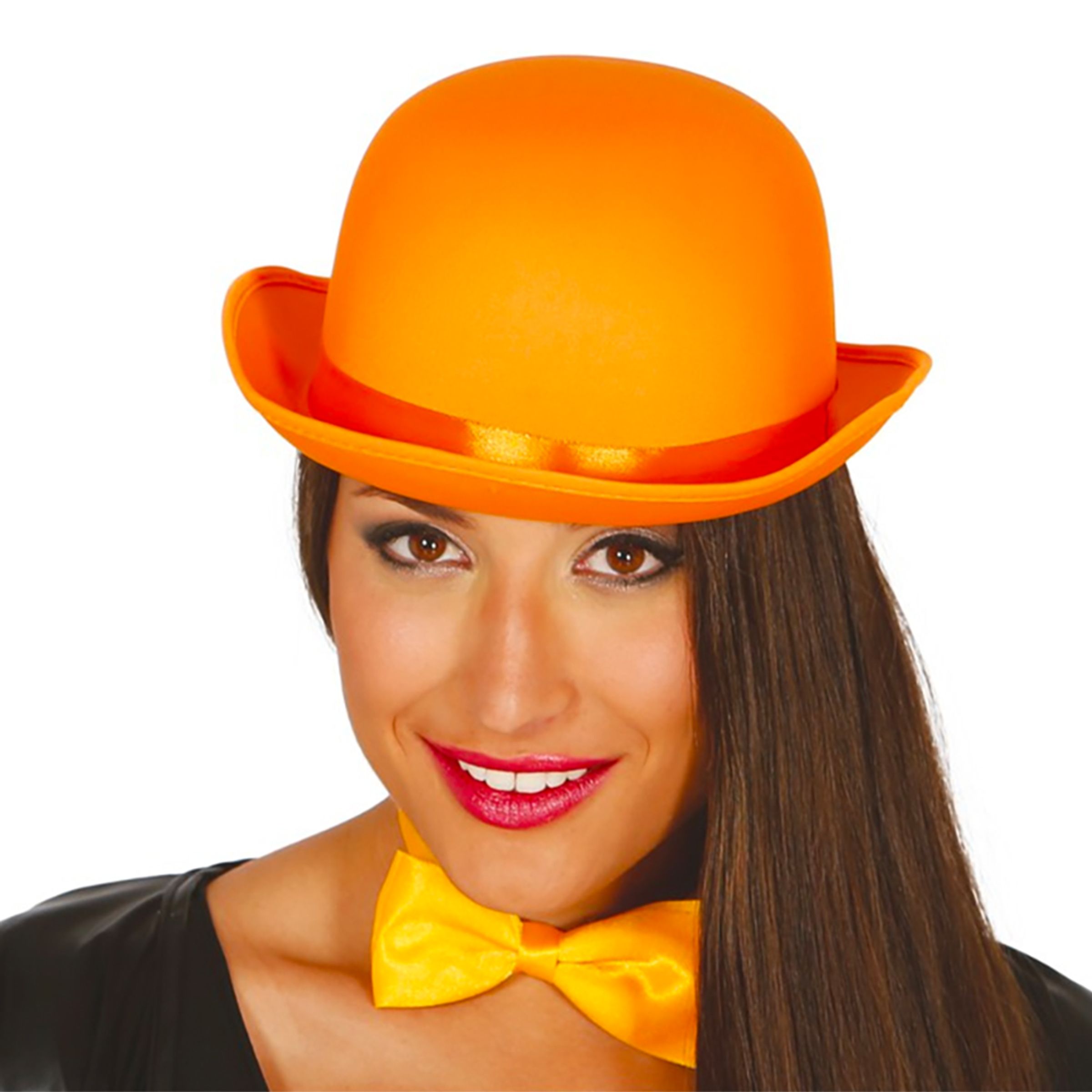 Bild föreställande produkten Orange Bowlerhatt – One size