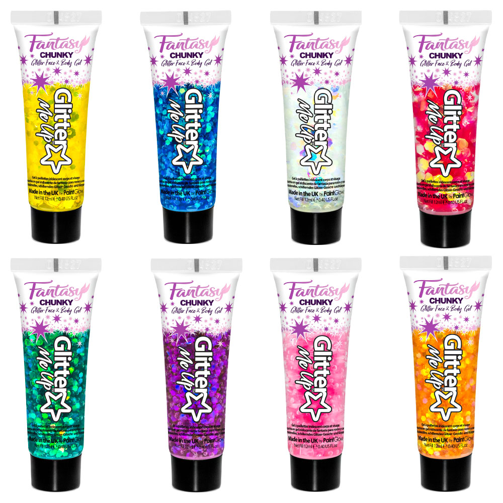 Bild föreställande produkten PaintGlow Ansikts- och Kroppsglitter Chunky Gel