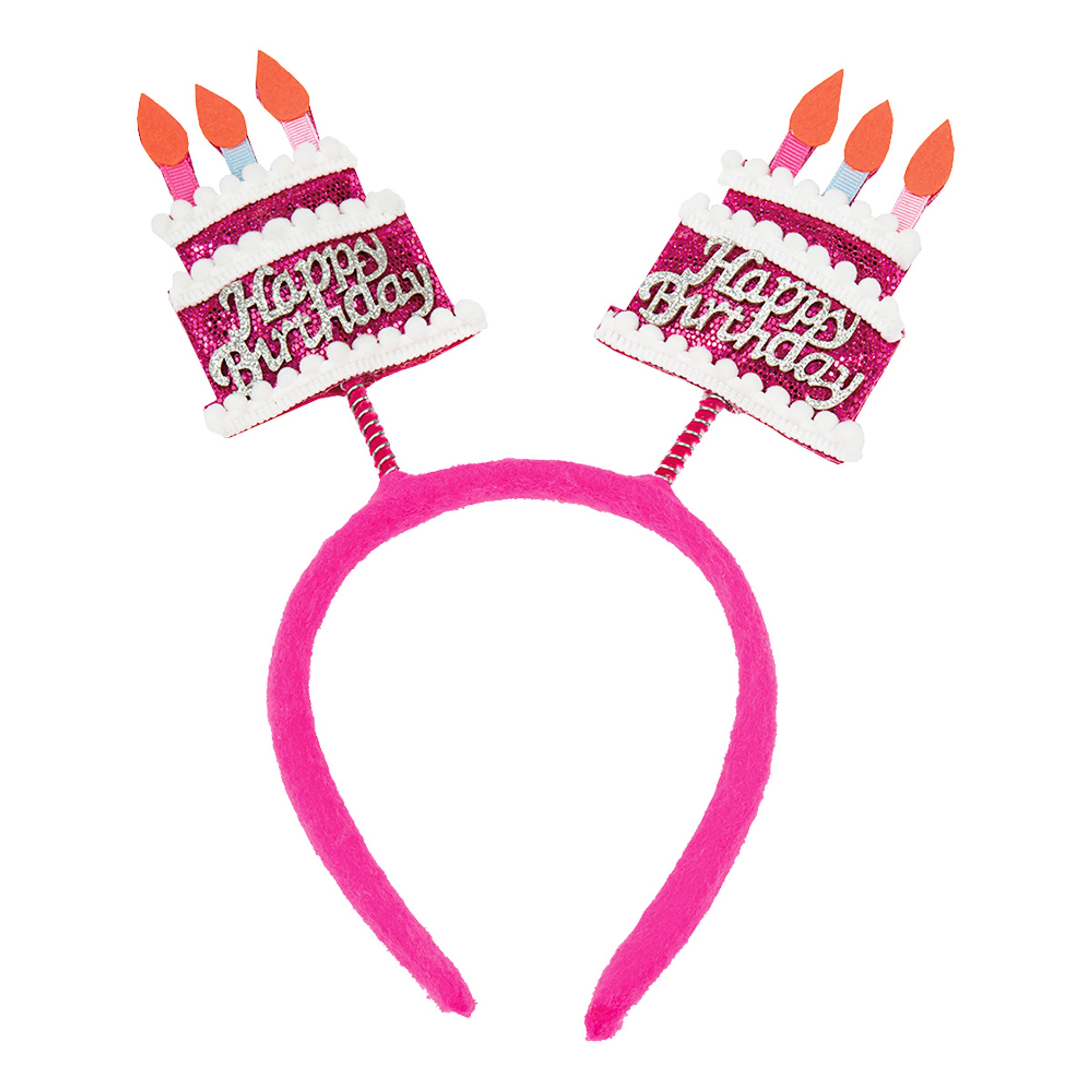 Bild föreställande produkten Diadem Happy Birthday med Tårtor – One size